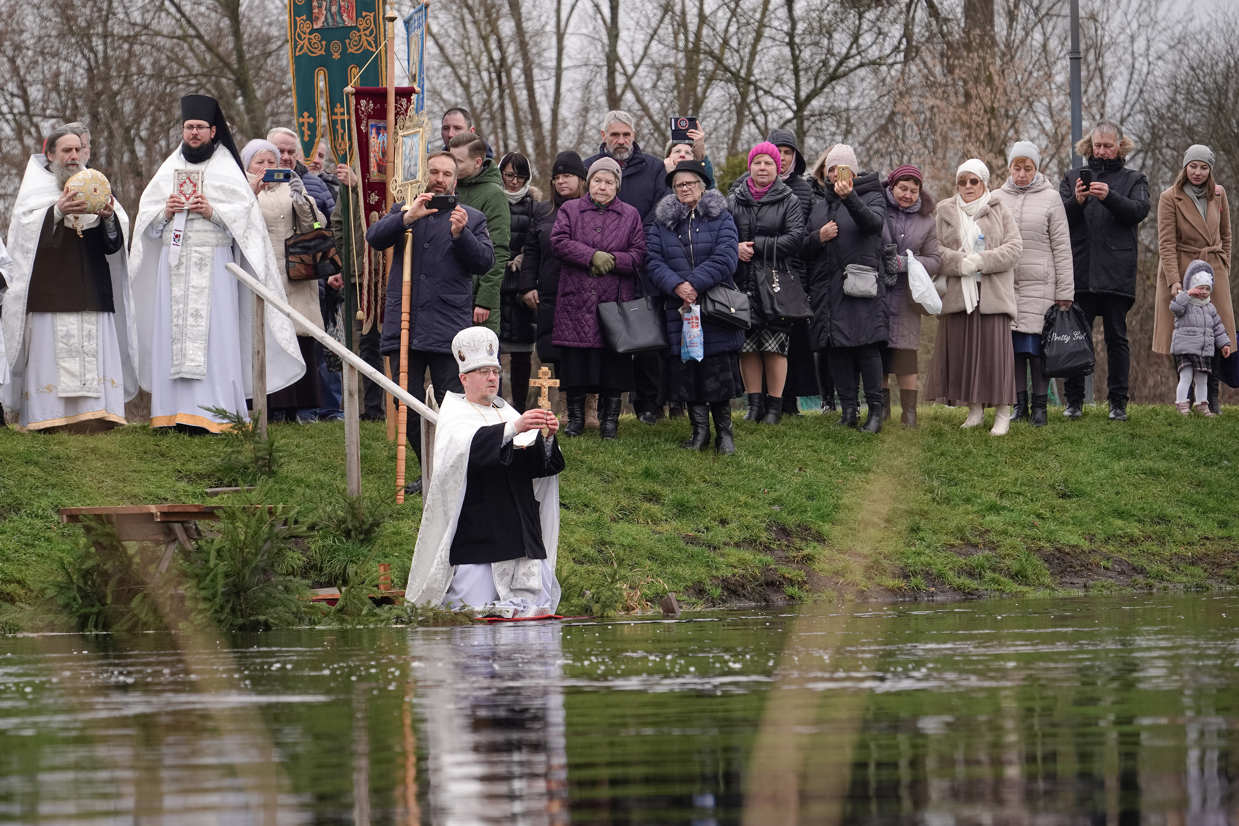 The Christ Baptism feast in Supraśl Monastery 