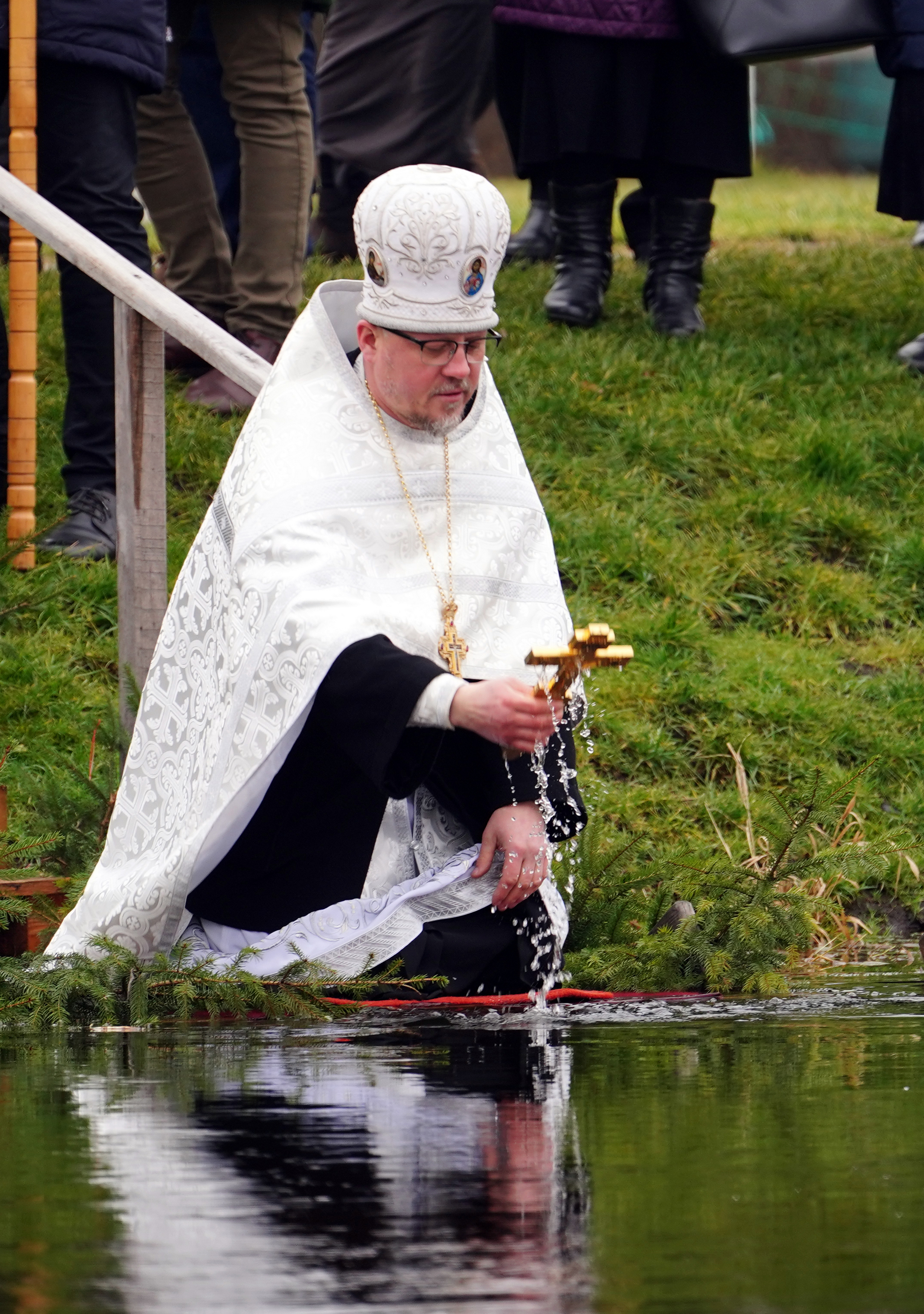 The Christ Baptism feast in Supraśl Monastery 