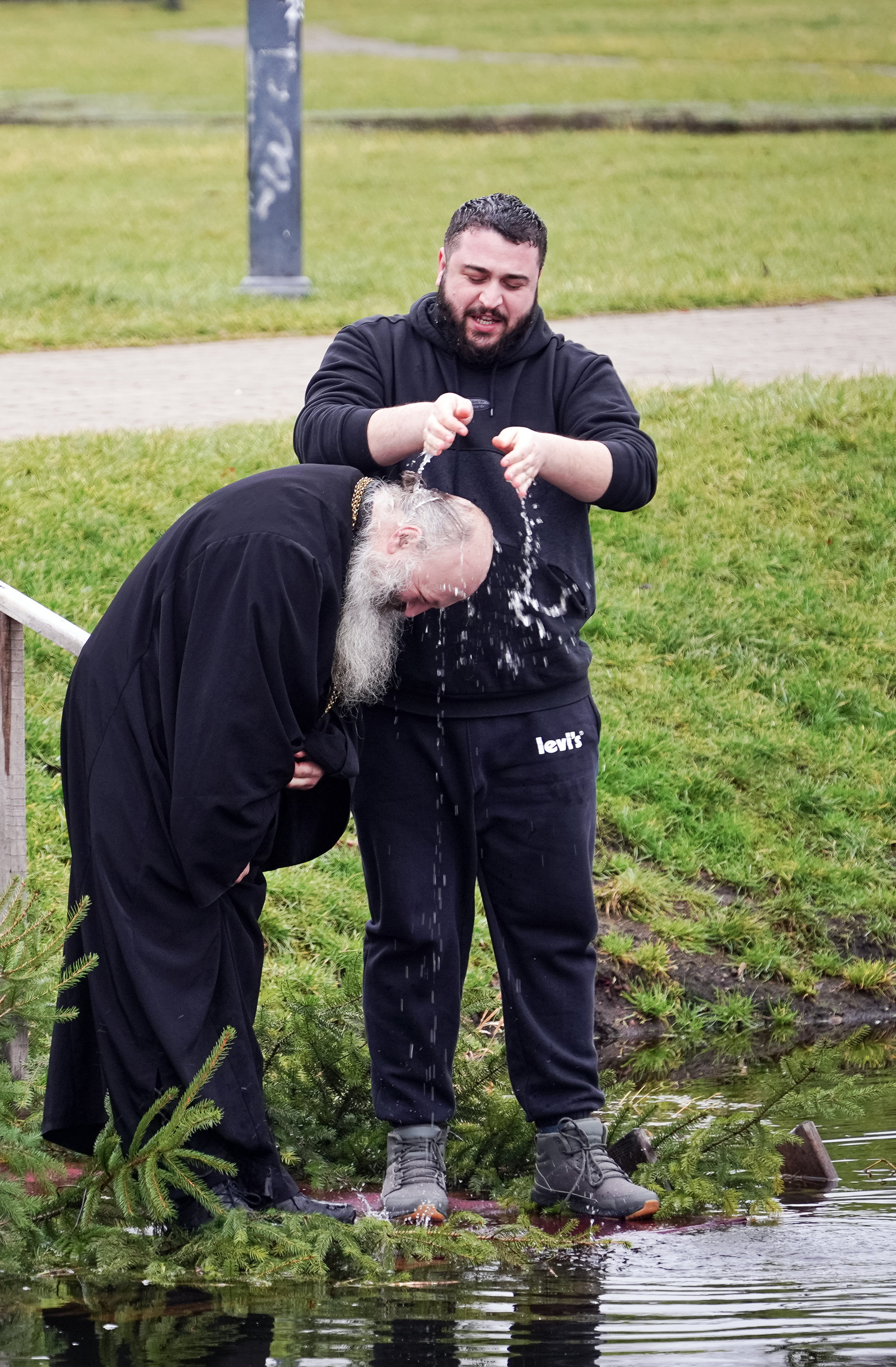 The Christ Baptism feast in Supraśl Monastery