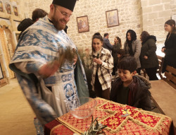 Sheep1389 
Kissing cross with relics of st. John the Baptis, As-Suriyye village neat Antioch 
2023-01-13 13:52:04