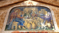 jarek11 
The mosaic on the wall od Orthodox church in Cana of Galilee 
2023-01-28 15:17:45