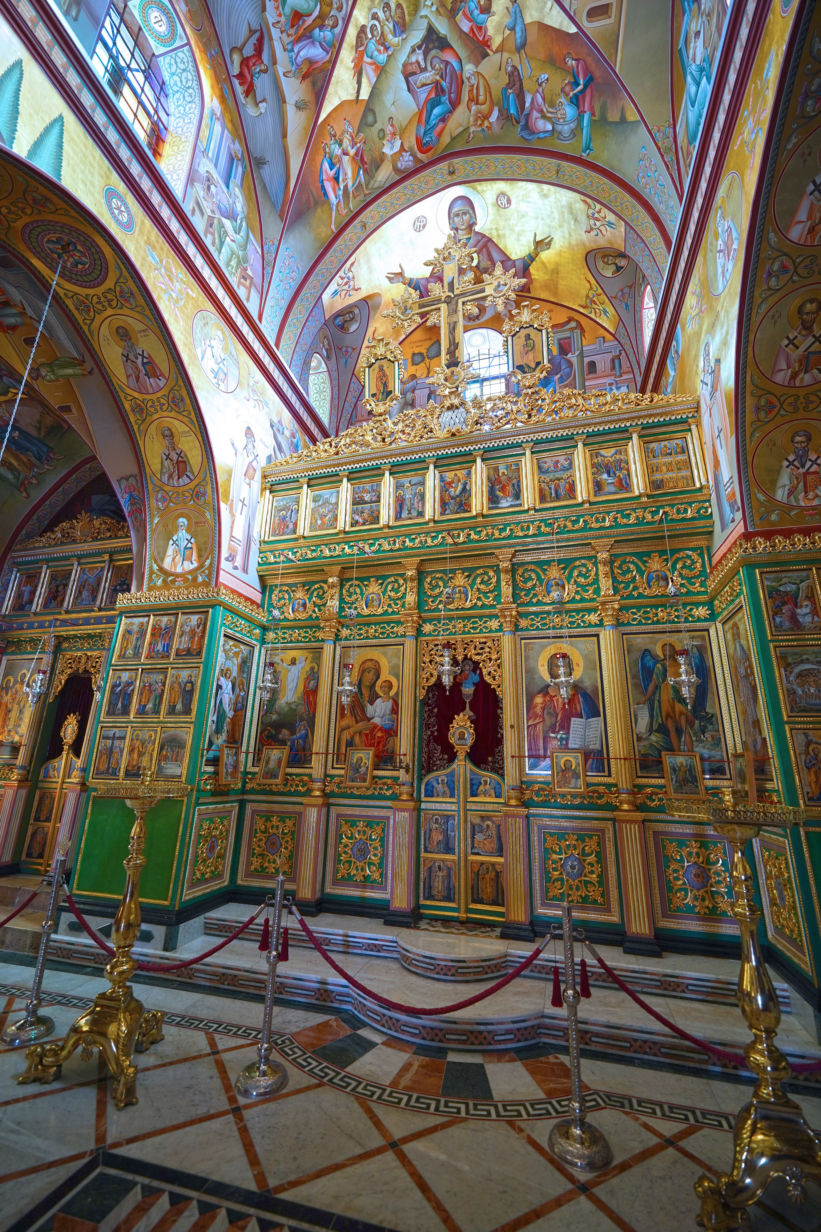 The Orthodox monastery on Month Tabor