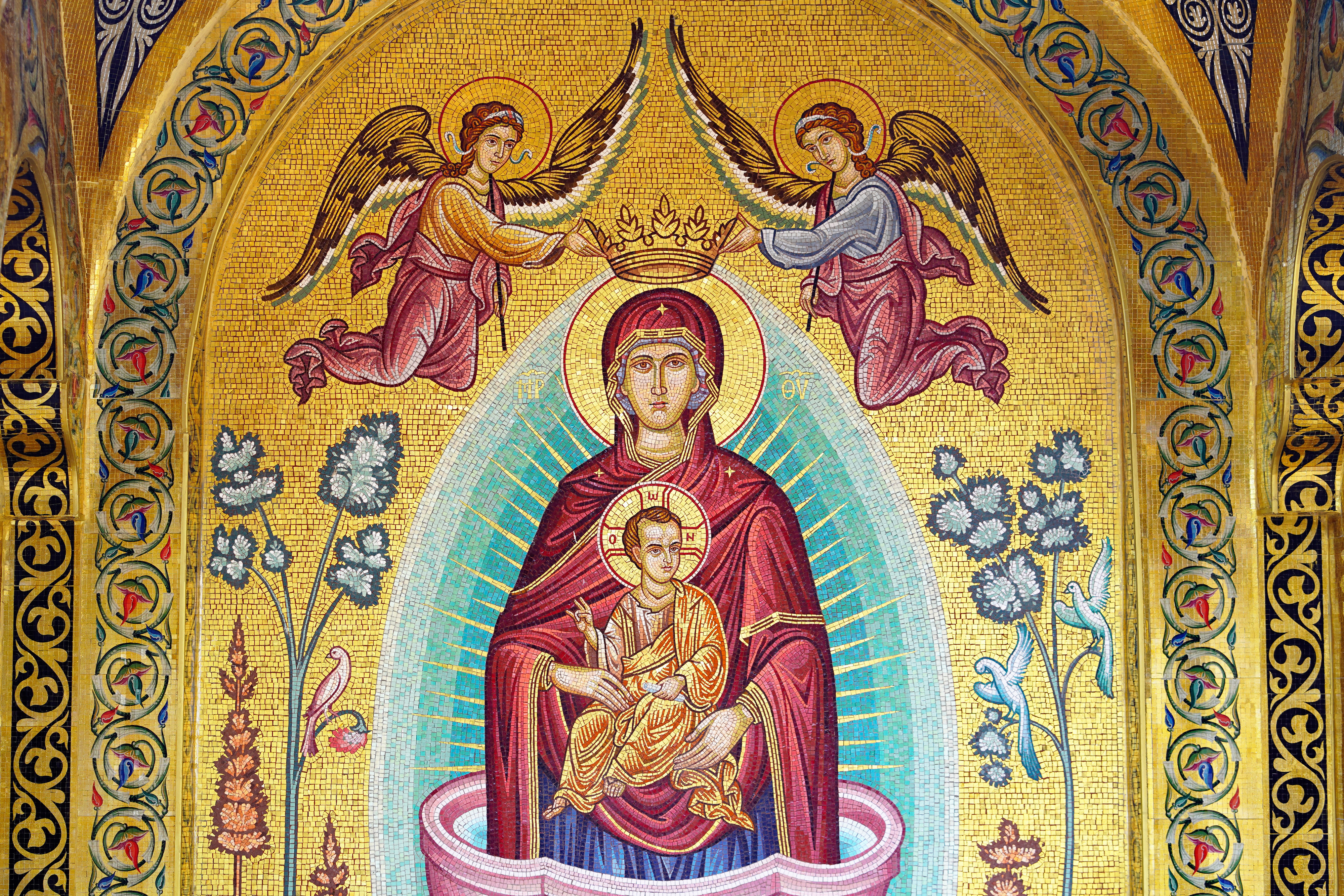 In the monastery Panagia Dovra