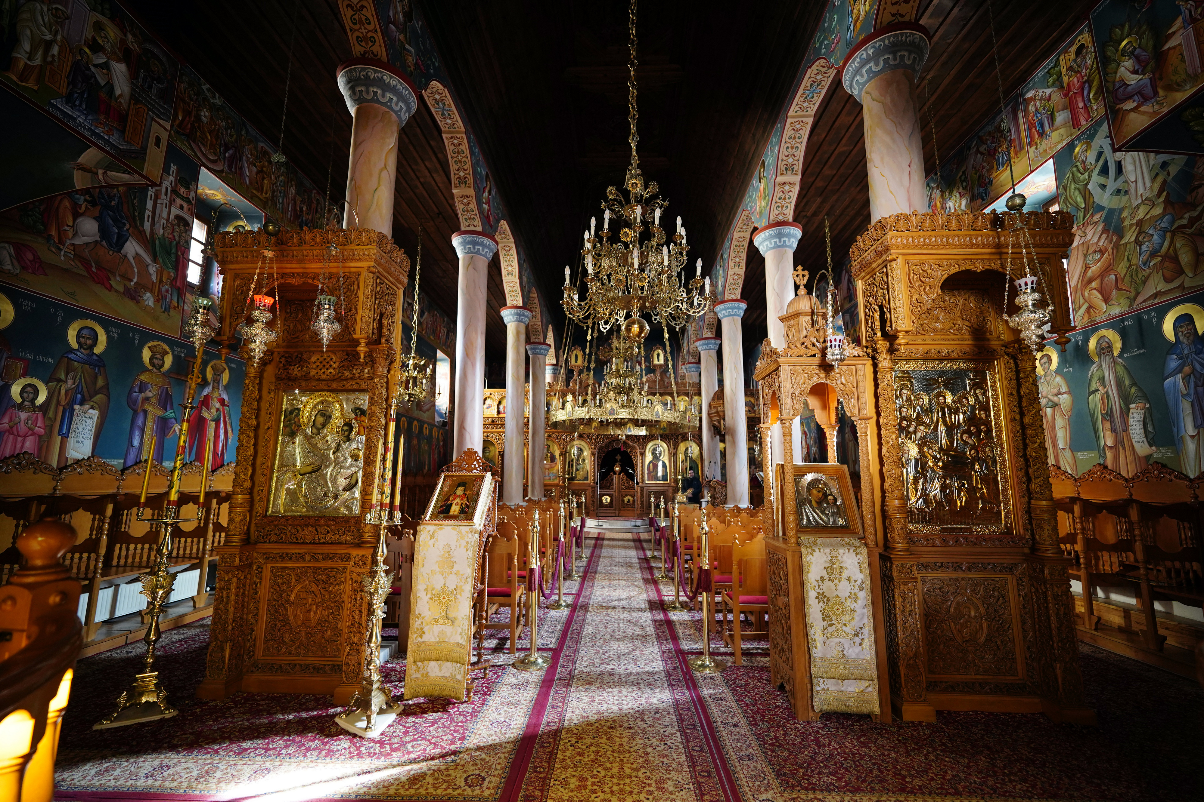 In the monastery Panagia Dovra
