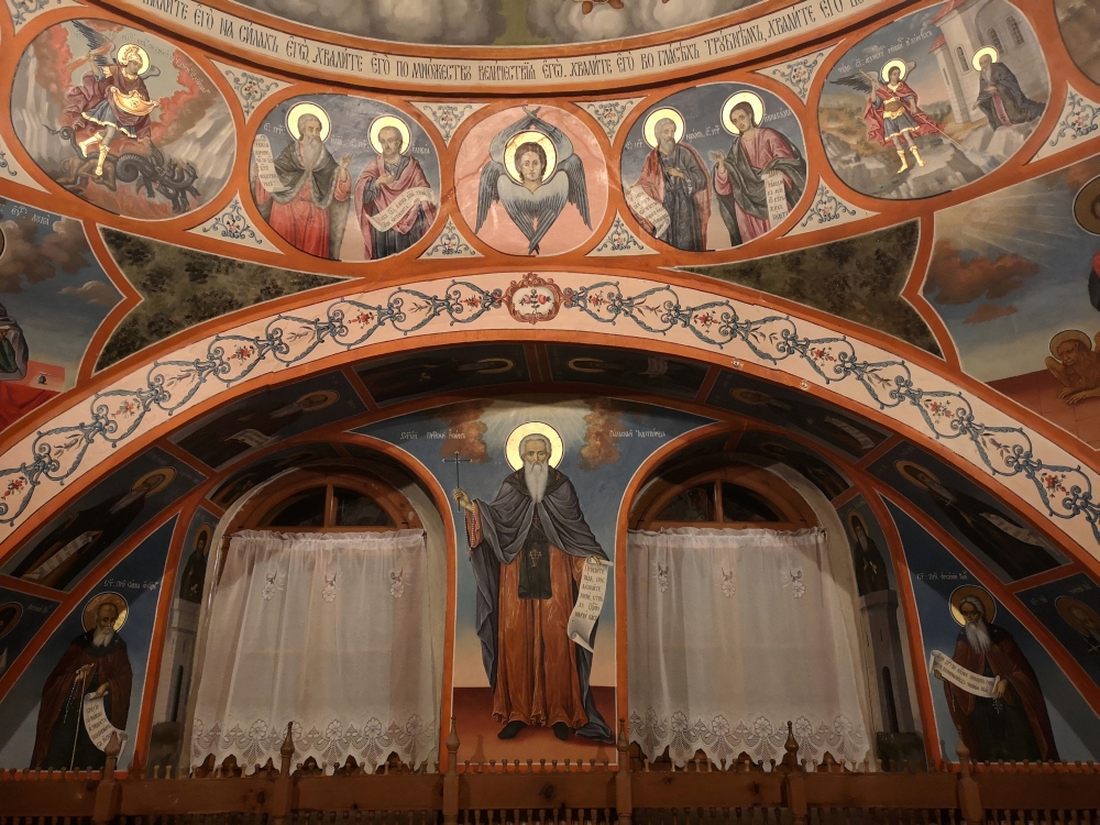 Freski - jedna z kaplic rylskiego monasteru 2022