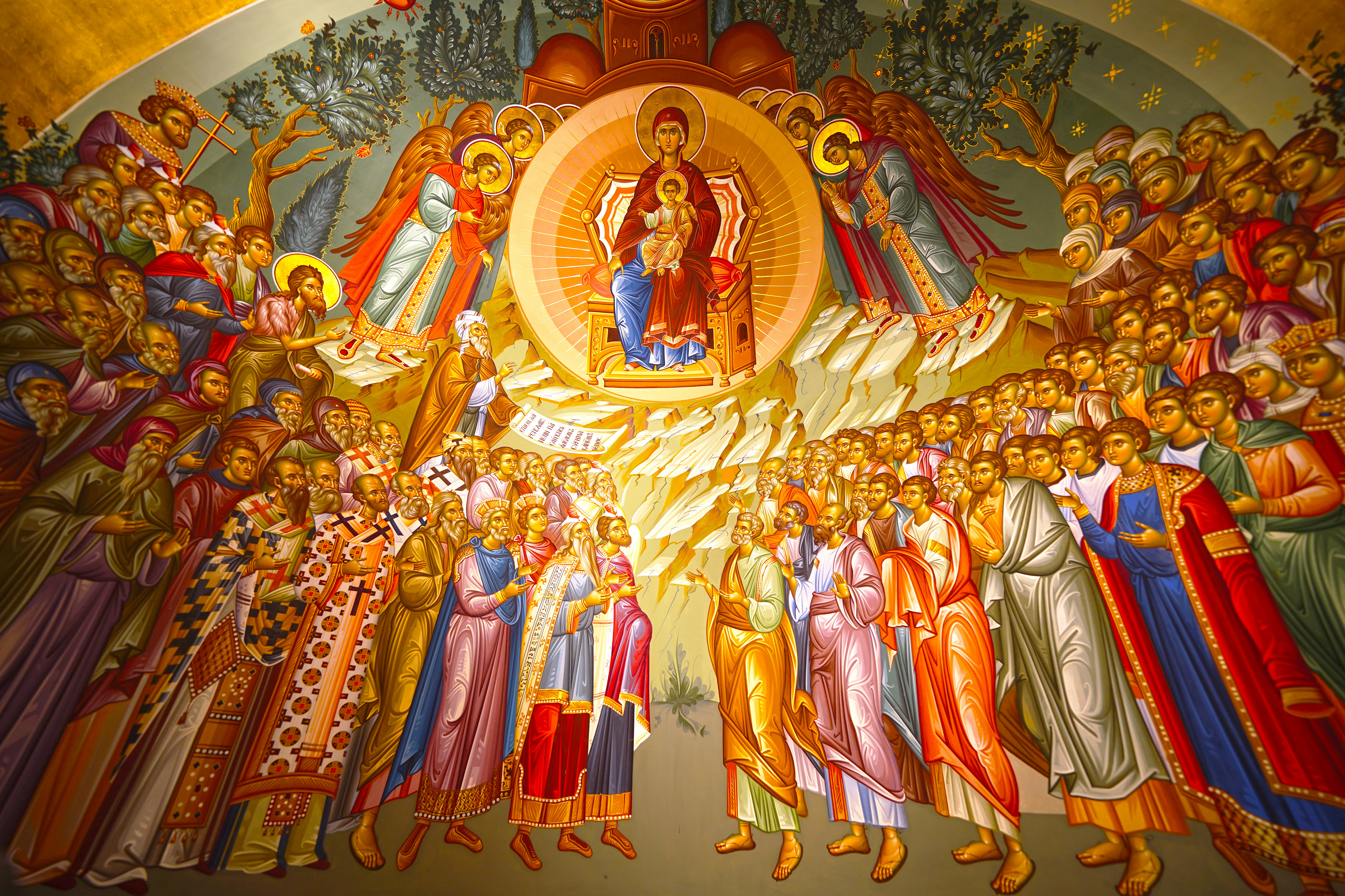 In the monastery Panagia Dovra  