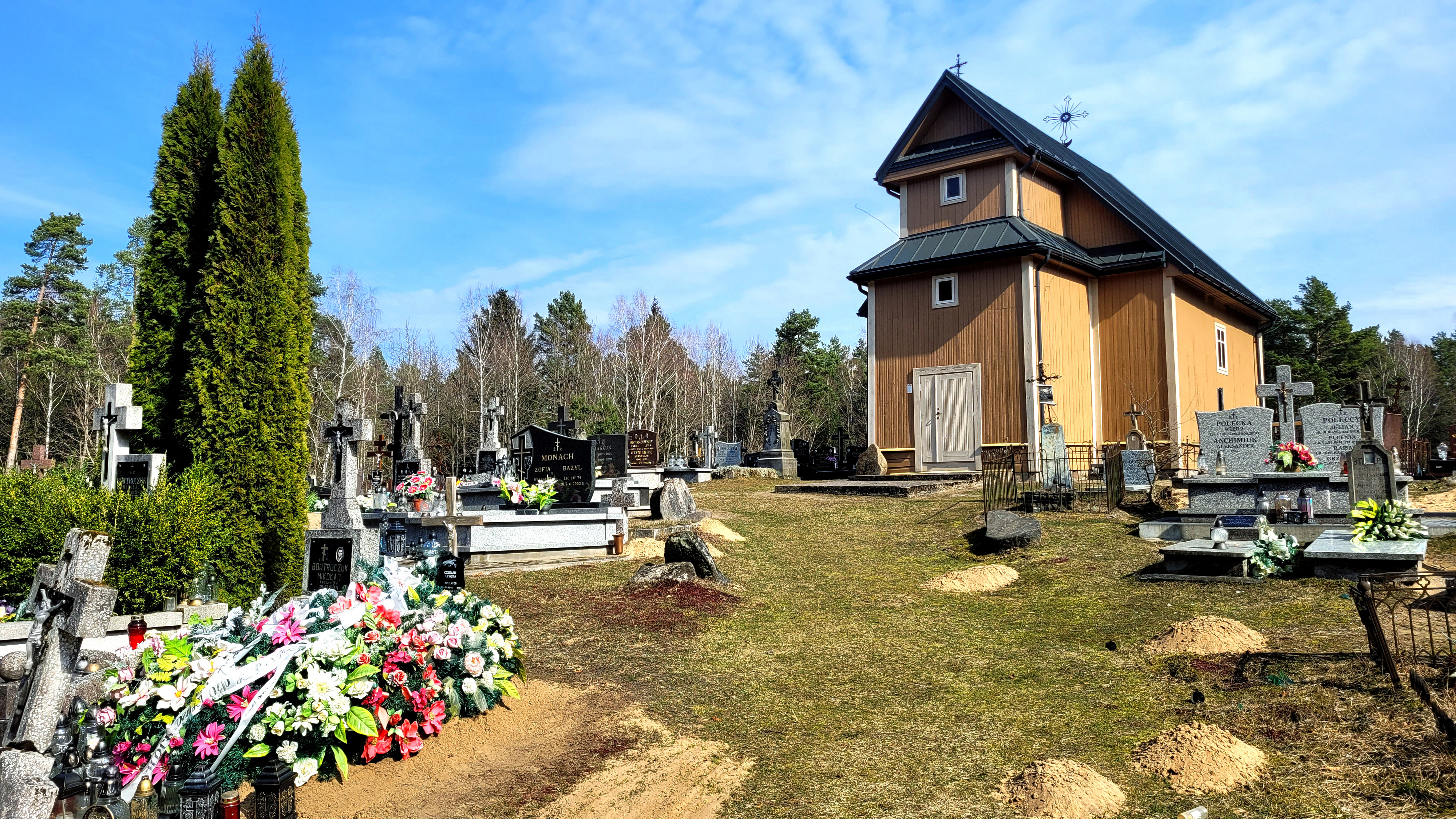 The Orthodox cementary chapel in Nowa Wola