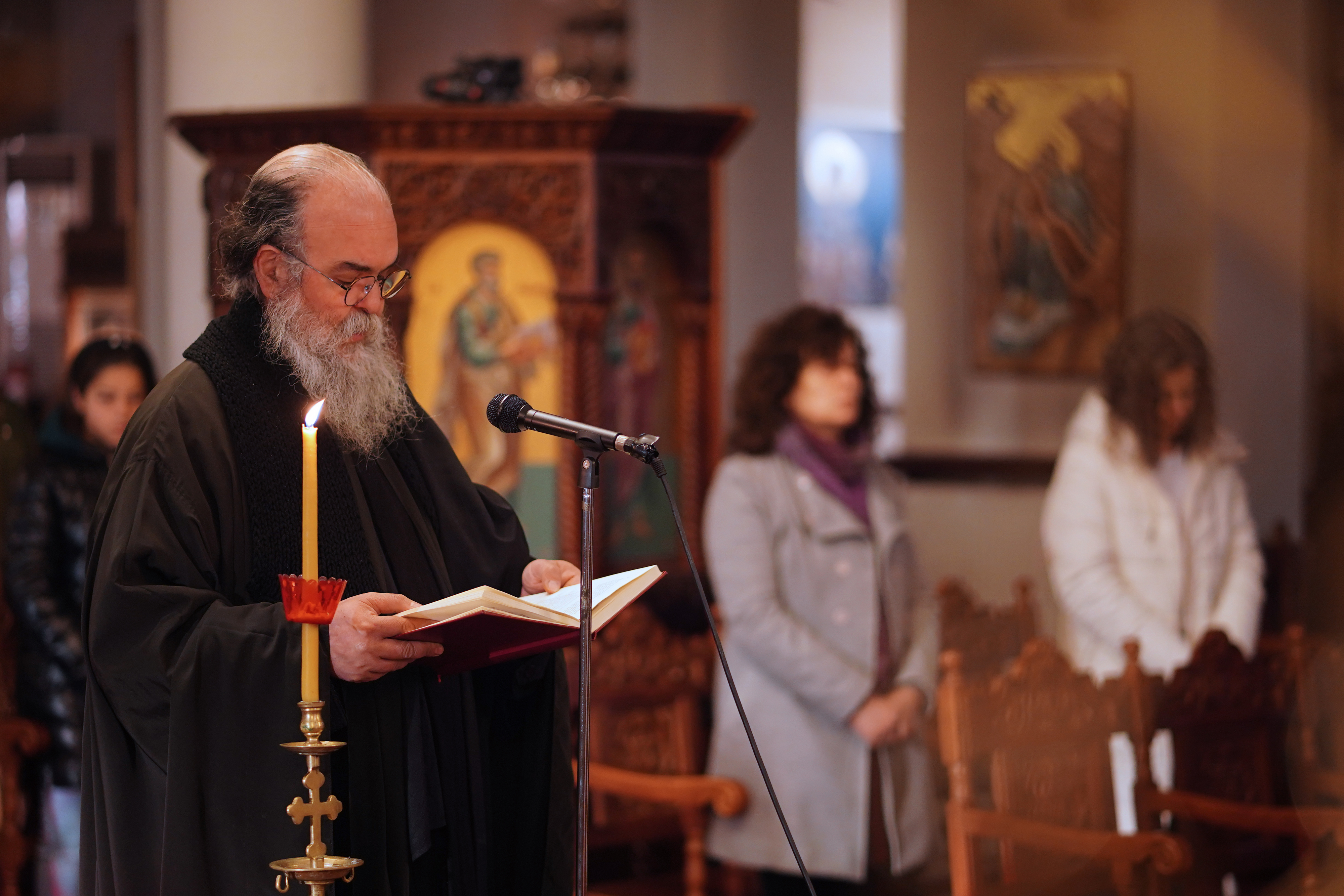 Divine Liturgy in Panagia Dovra Monastery 