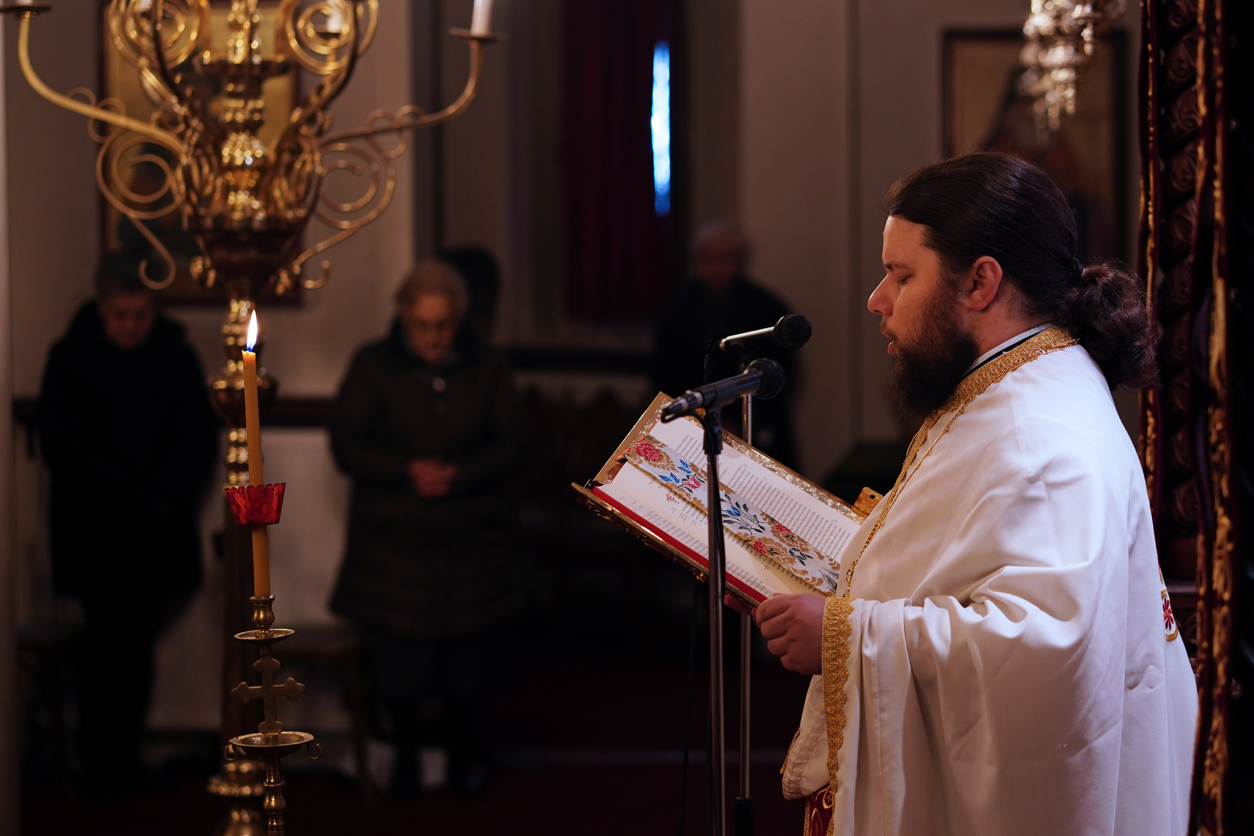 Divine Liturgy in Panagia Dovra Monastery 