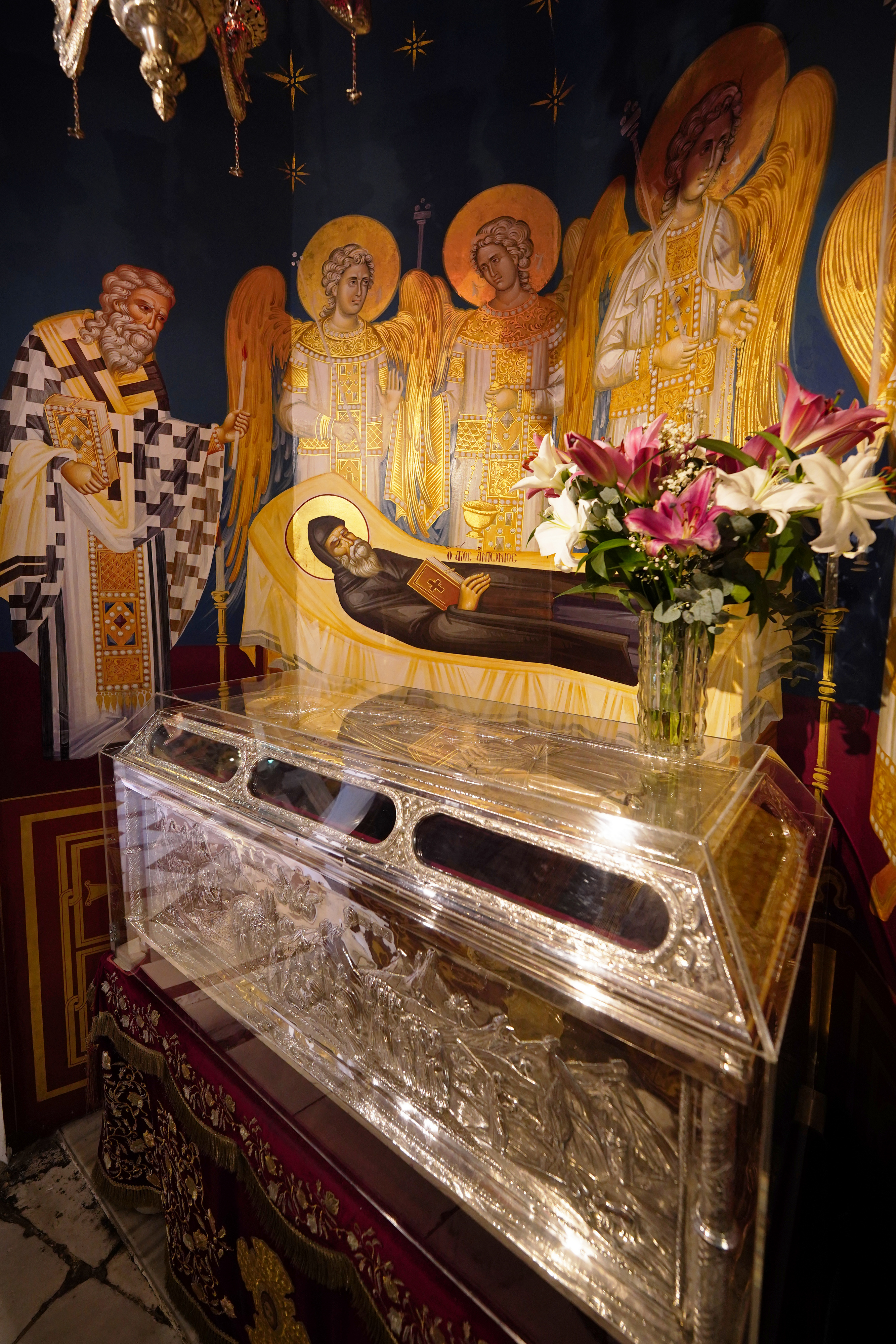 The relics of st. Anthony of Weria in cathedral in Weria