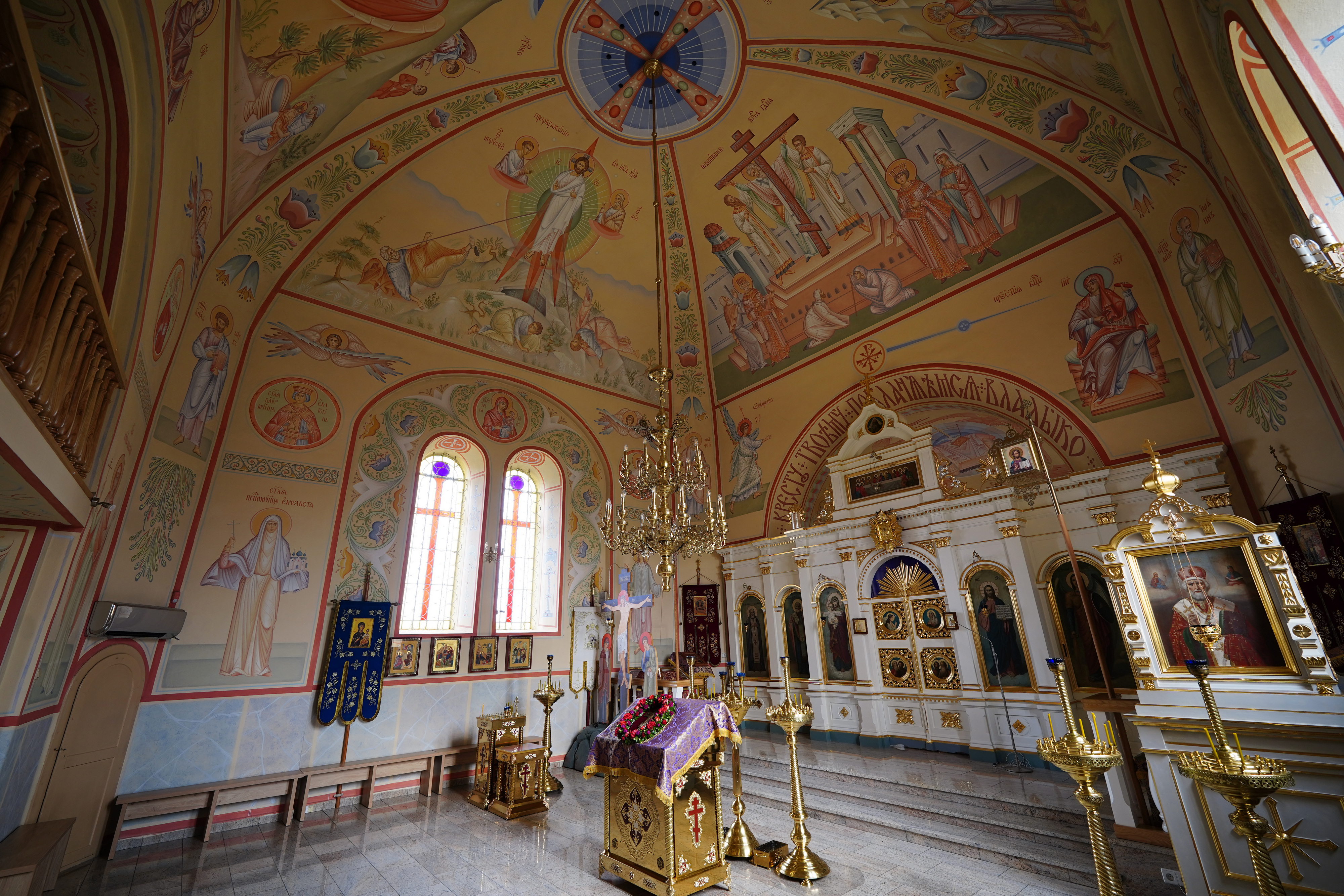 Elevation of the Holy Cross Orthodox church in Białystok-Starosielce
