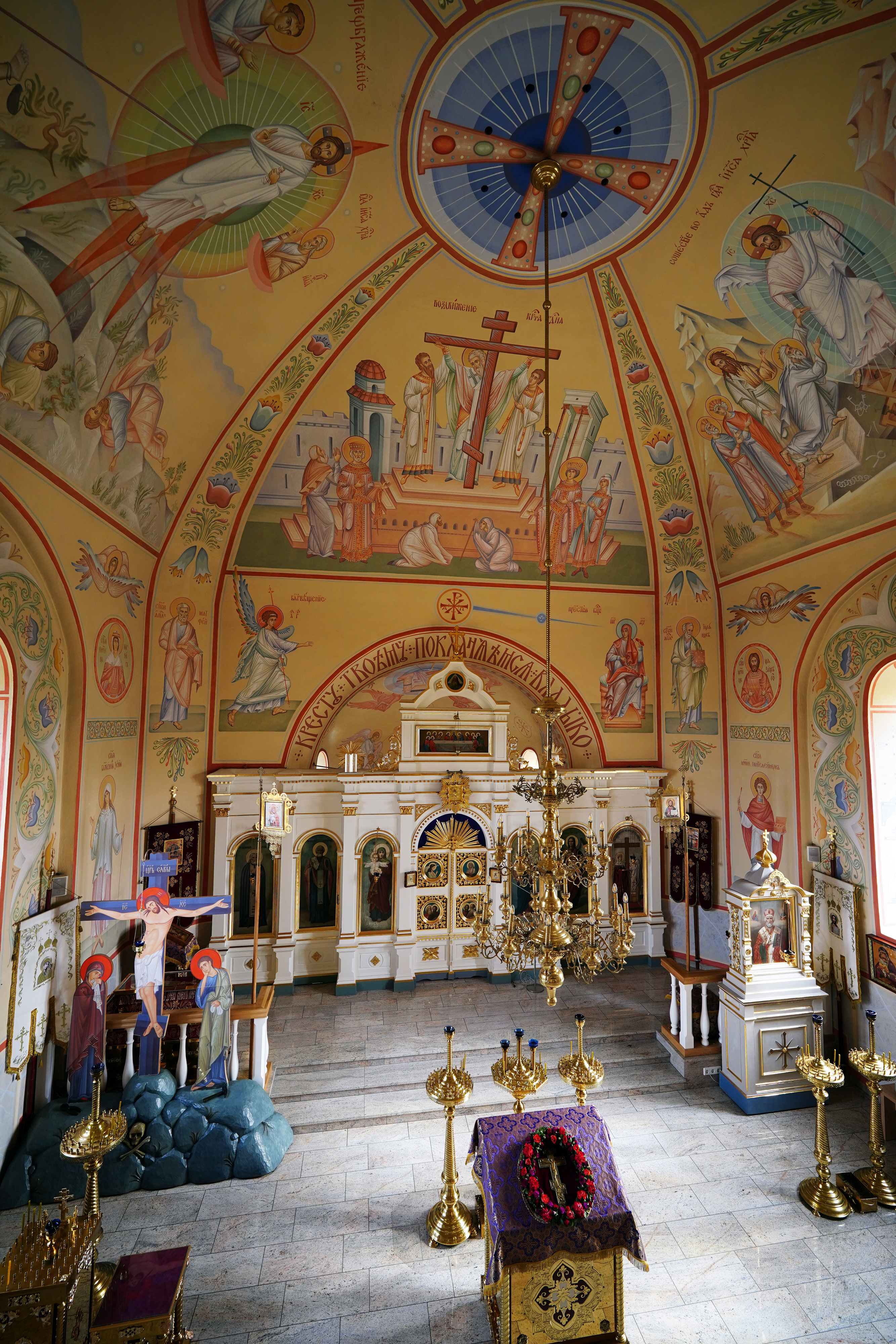 Elevation of the Holy Cross Orthodox church in Białystok-Starosielce