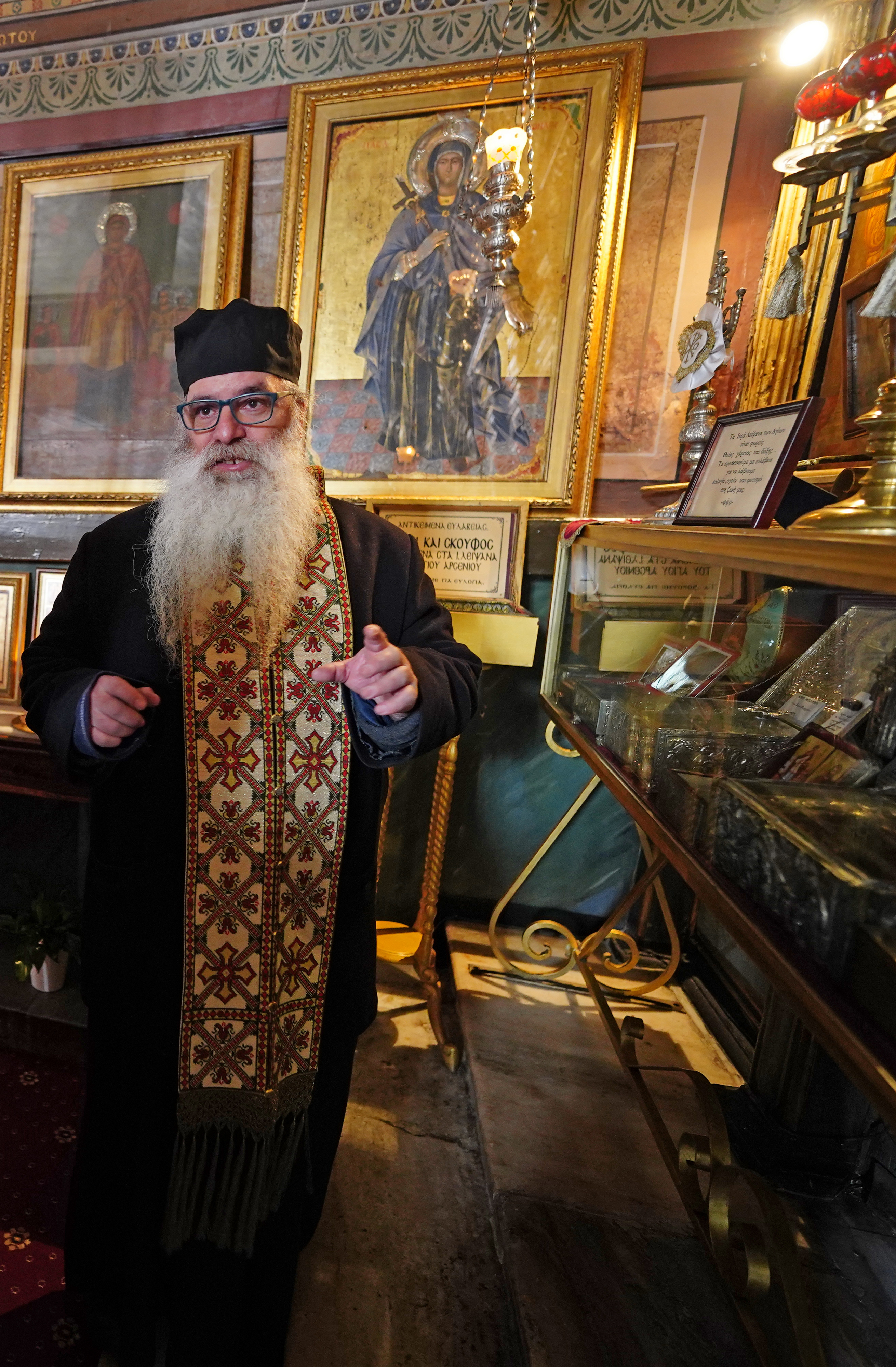 In the Orthodox church in Nauplion
