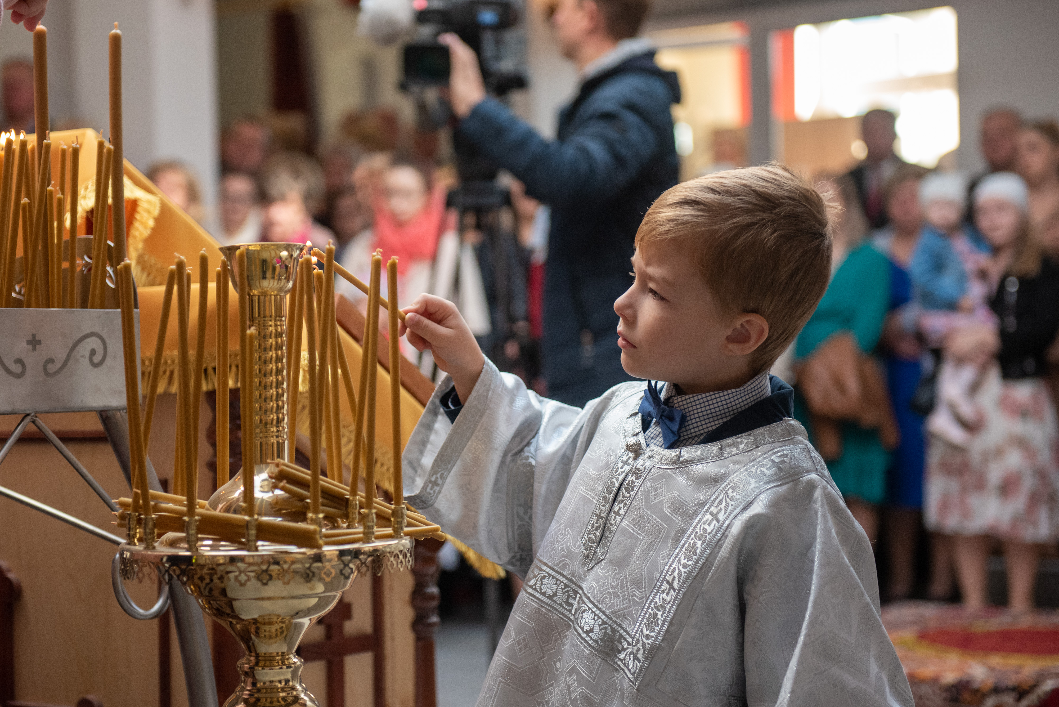 Wyświęcenie cerkwi Św. Sawy Serbskiego e Bielsku.