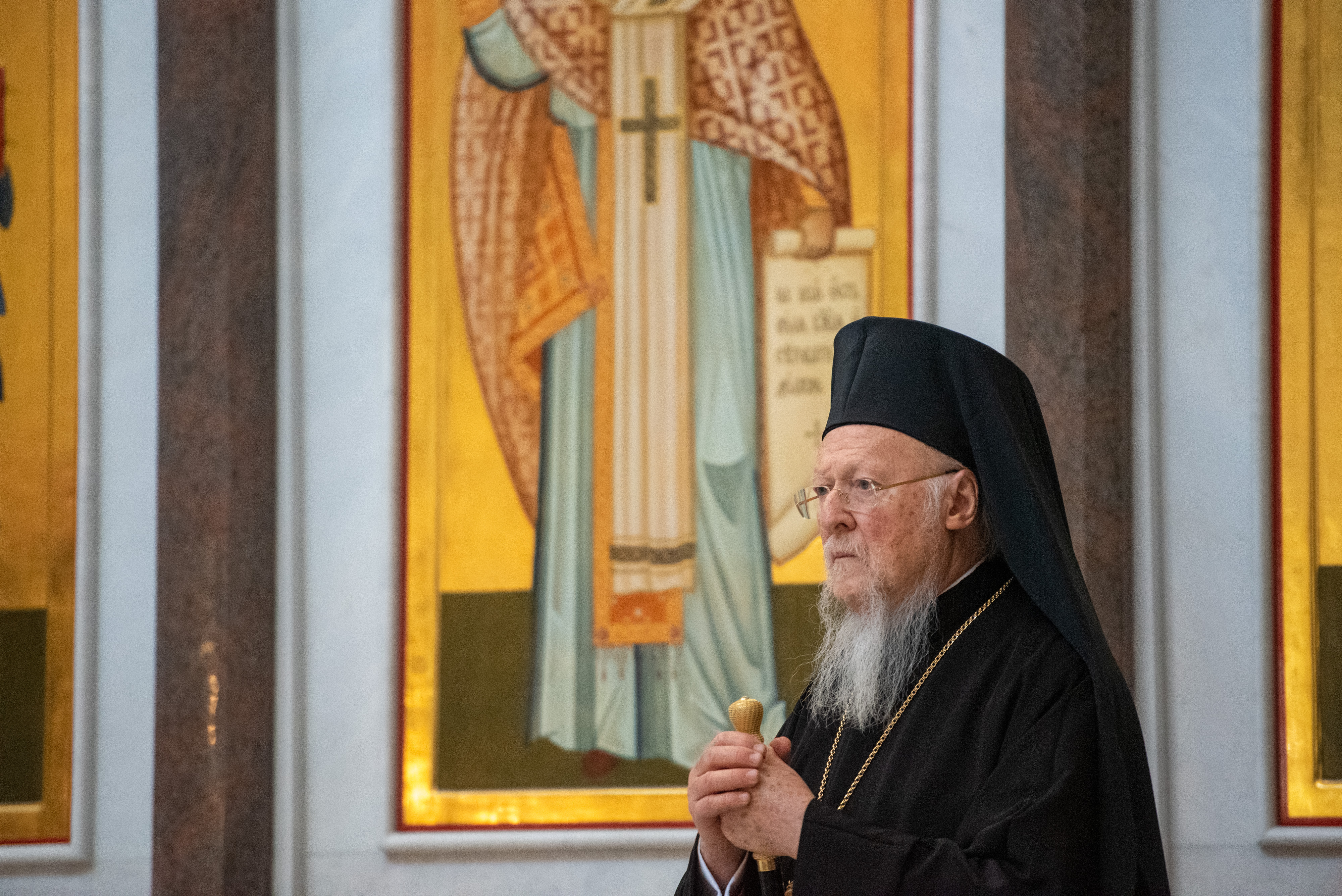 Patriarch Bartholomew at Hagia Sophia in Warsaw