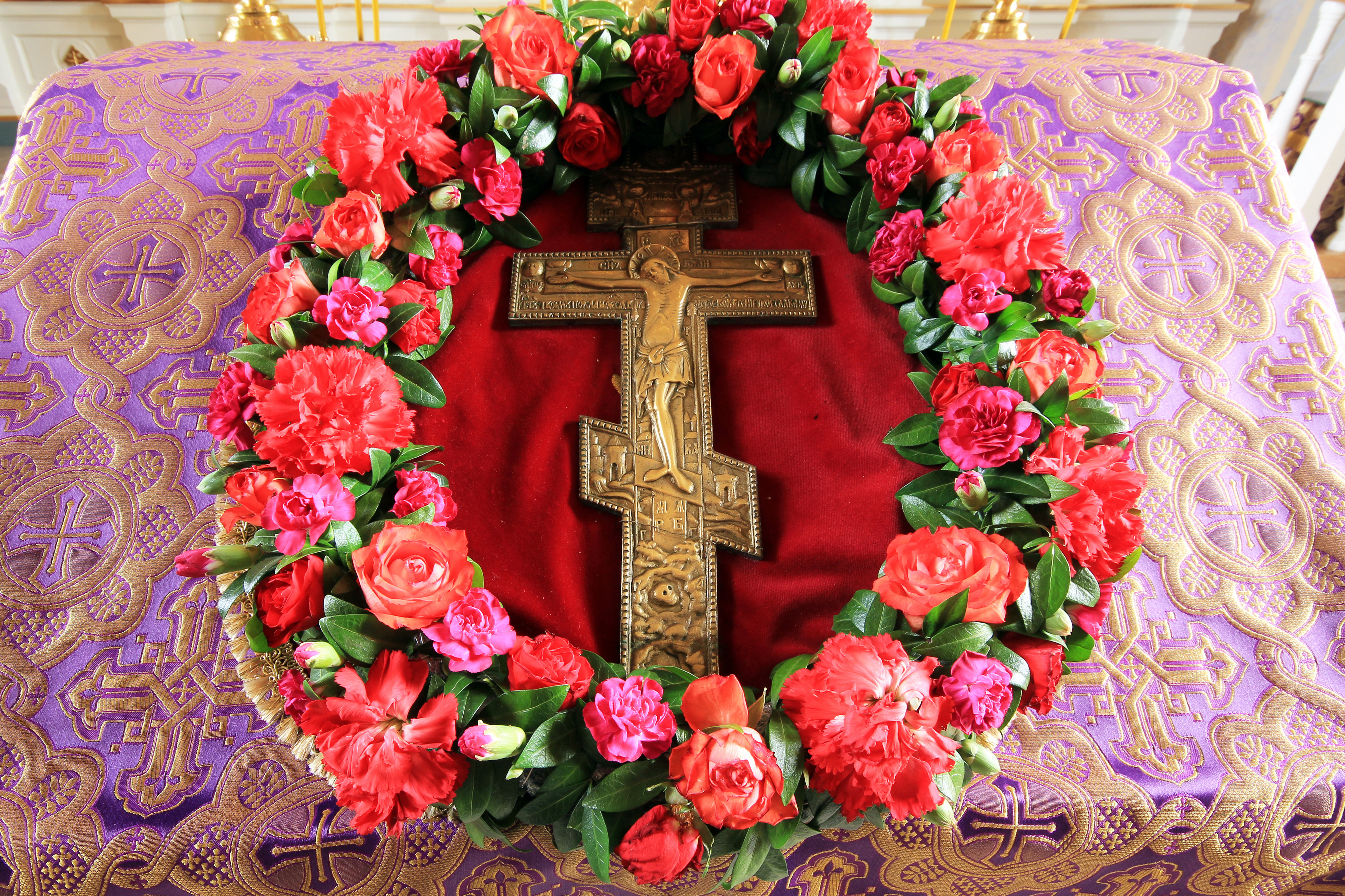 The Cross in the Elevation of the Holy Cross Orthodox church in Białystok-Starosielce