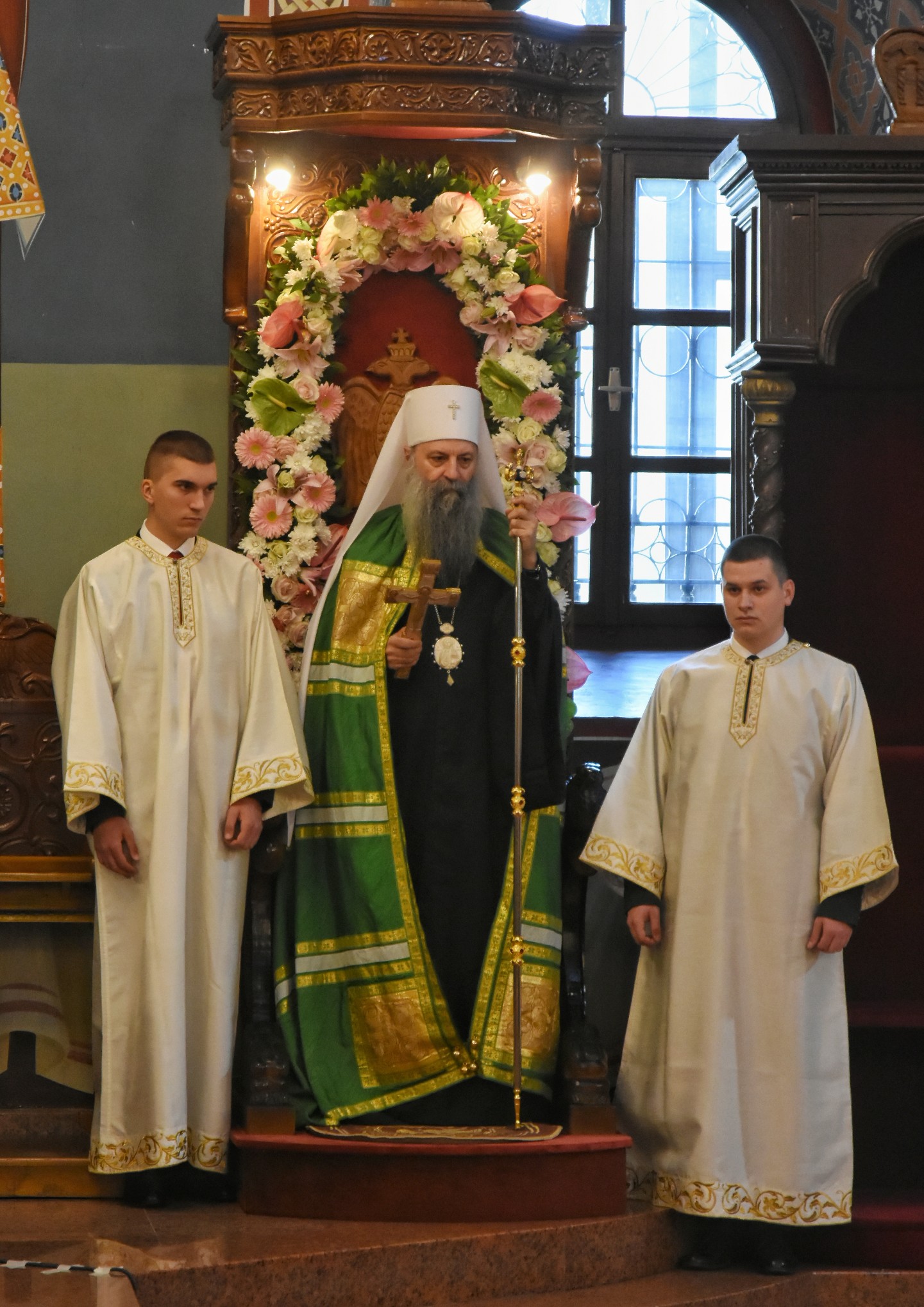 ЊЕГОВА СВЕТОСТ ПАТРИЈАРХ СРПСКИ Г. ПОРФИРИЈЕ У ПОСЕТИ ЕПАРХИЈИ НИШКОЈ