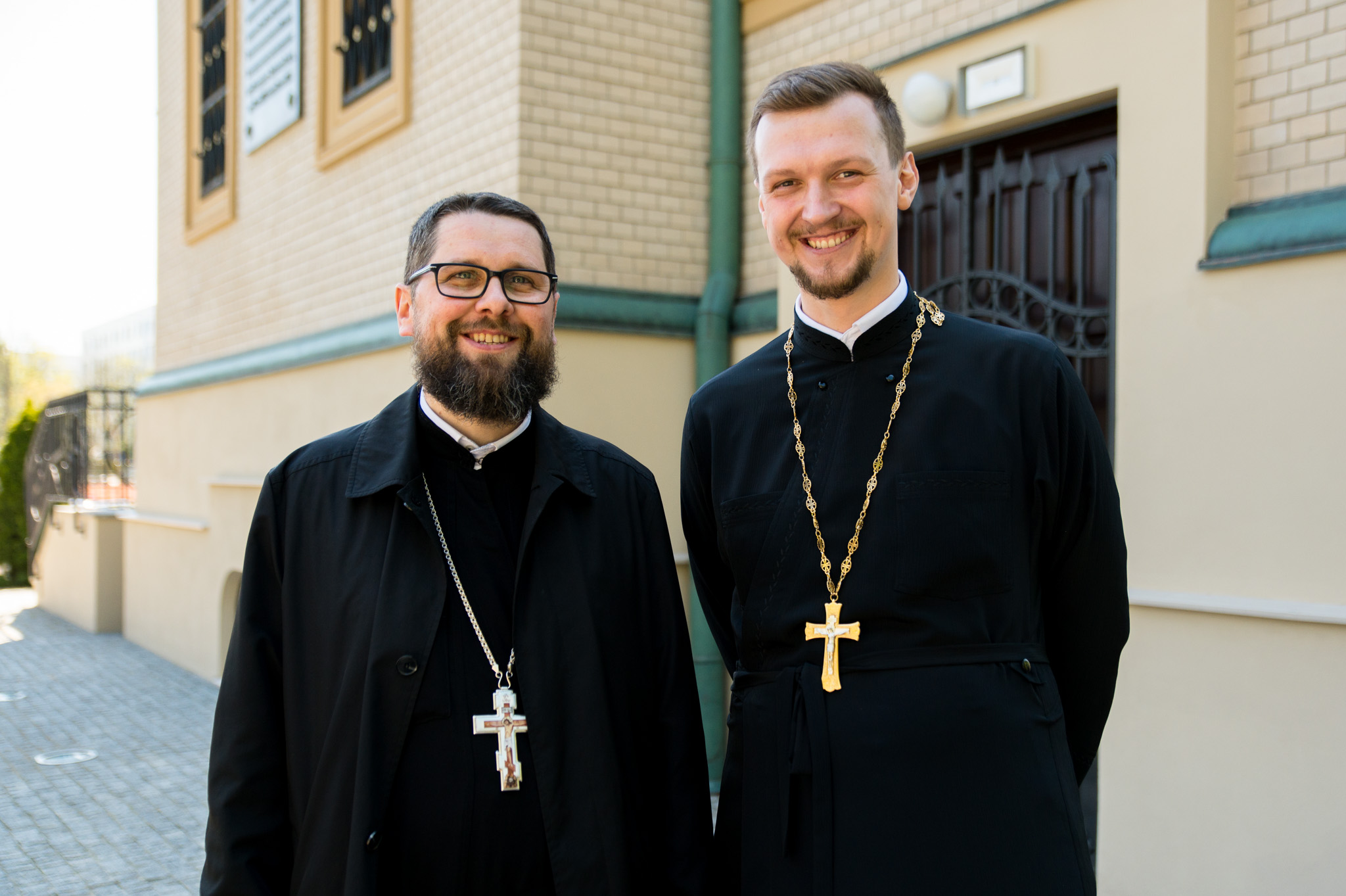 Ks. prot. Michał Dmitruk i ks. Dawid Romanowicz
