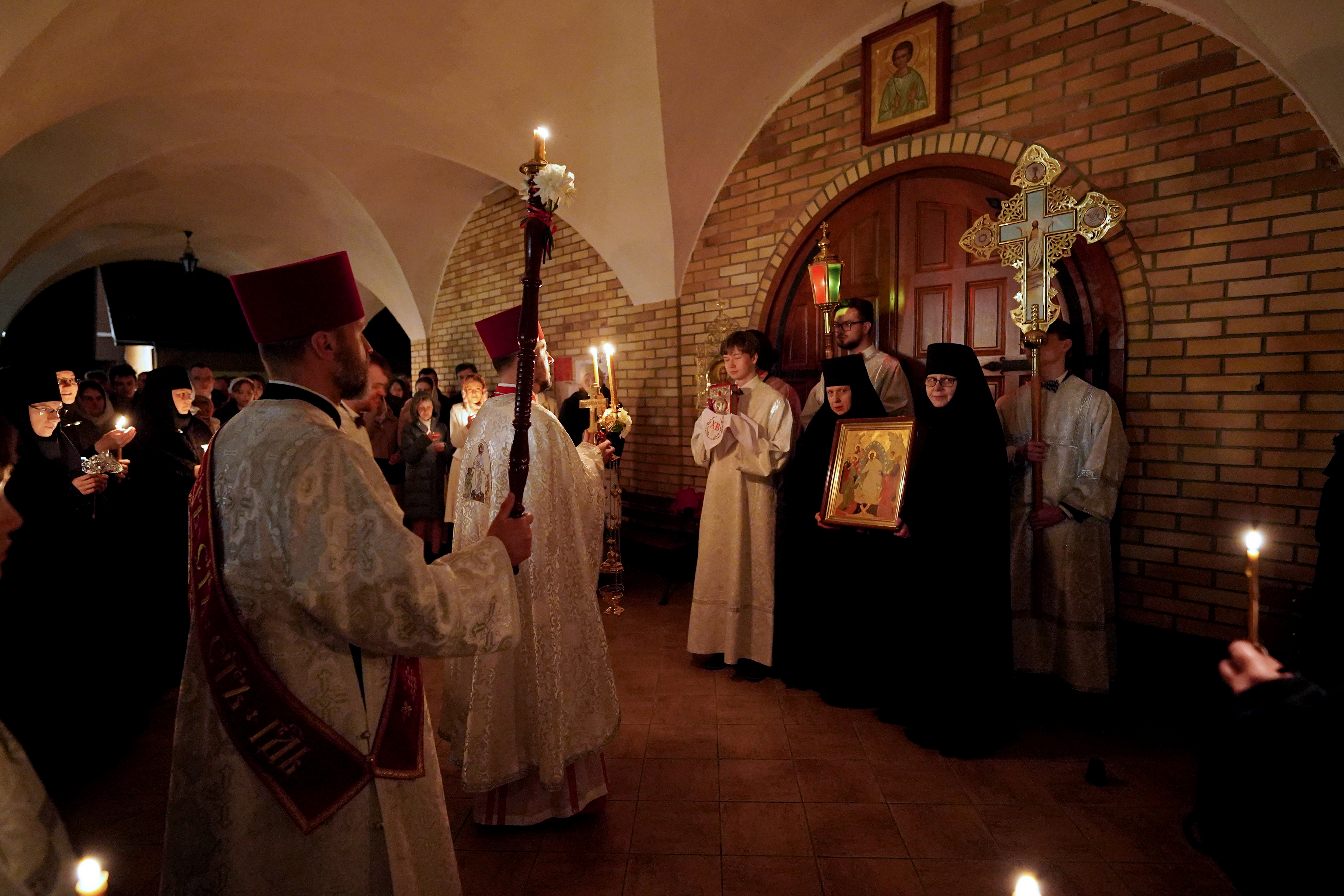 Easter night in Zwierki Convent