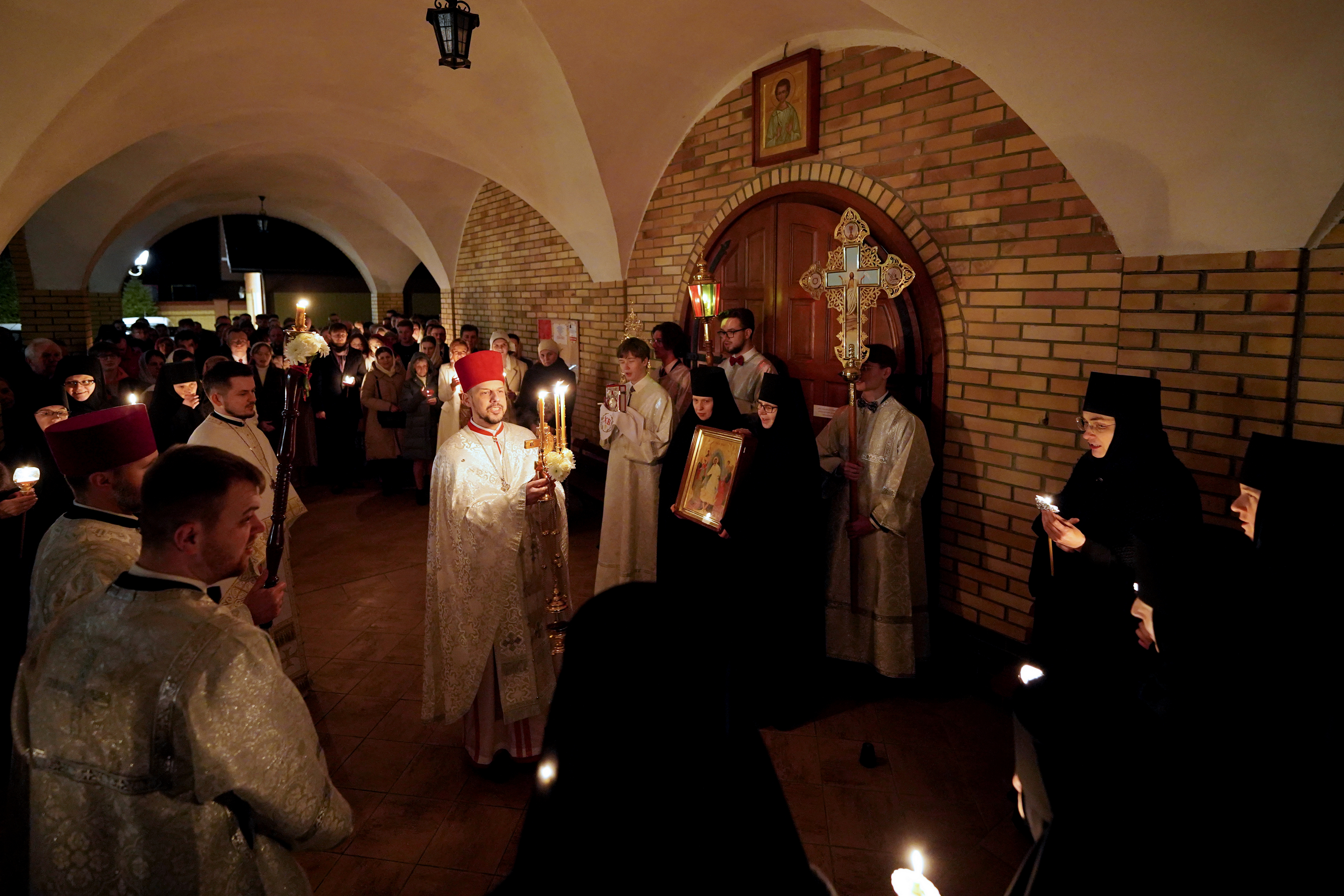 Easter night in Zwierki Convent