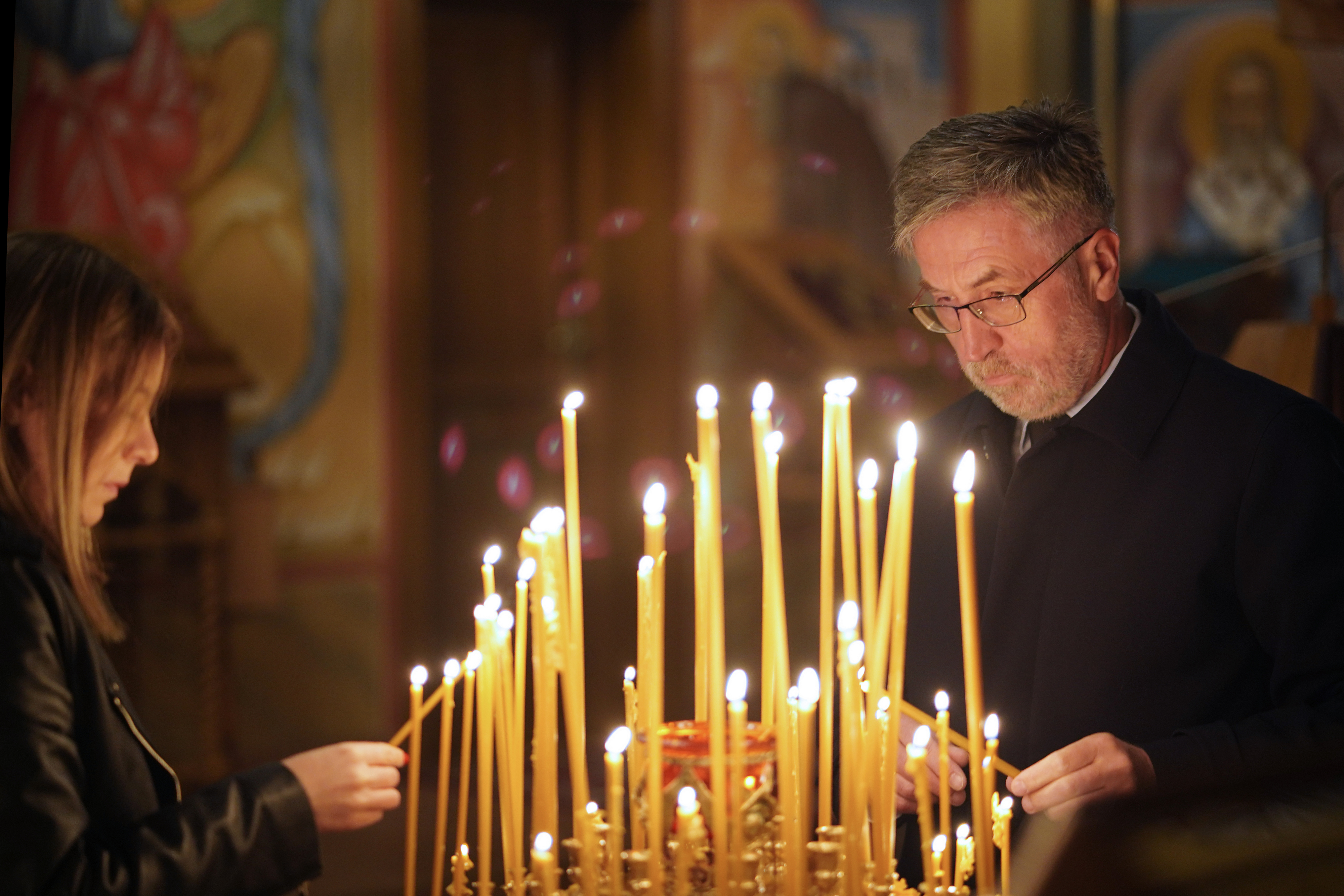 Easter night in Zwierki Convent