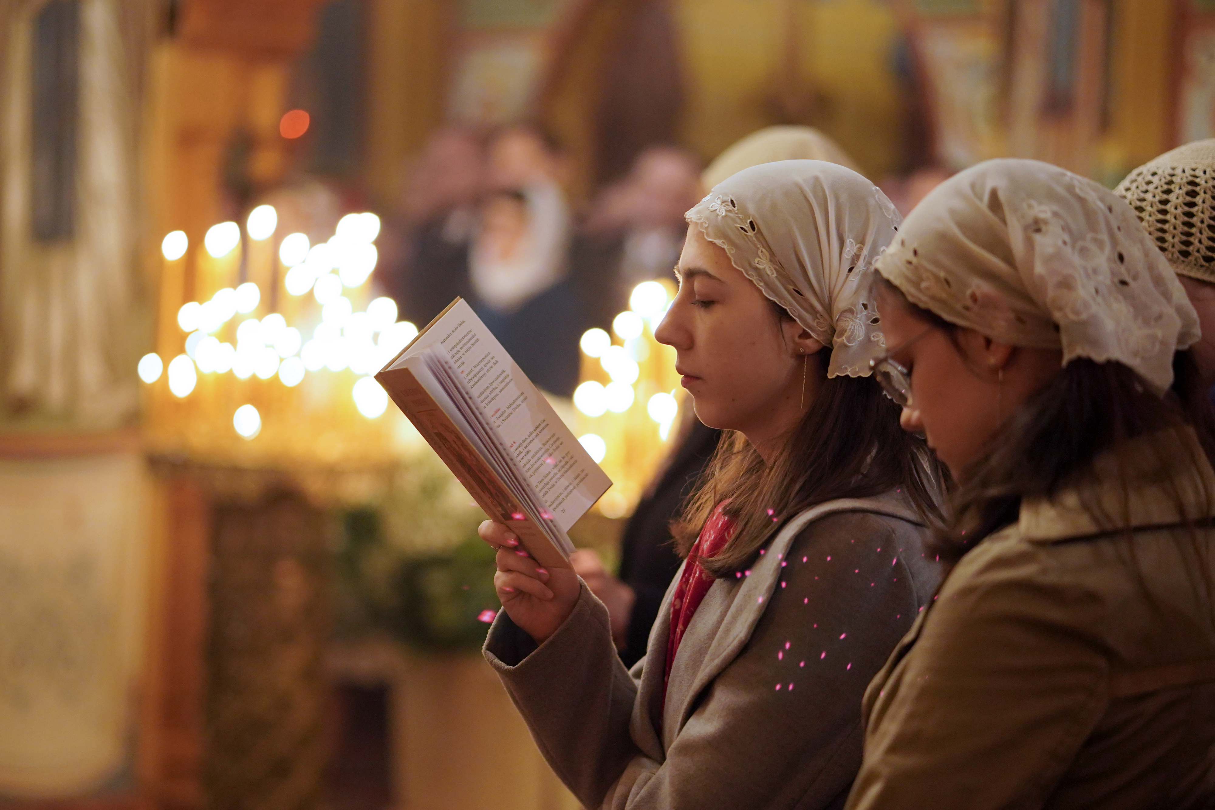 Easter night in Zwierki Convent