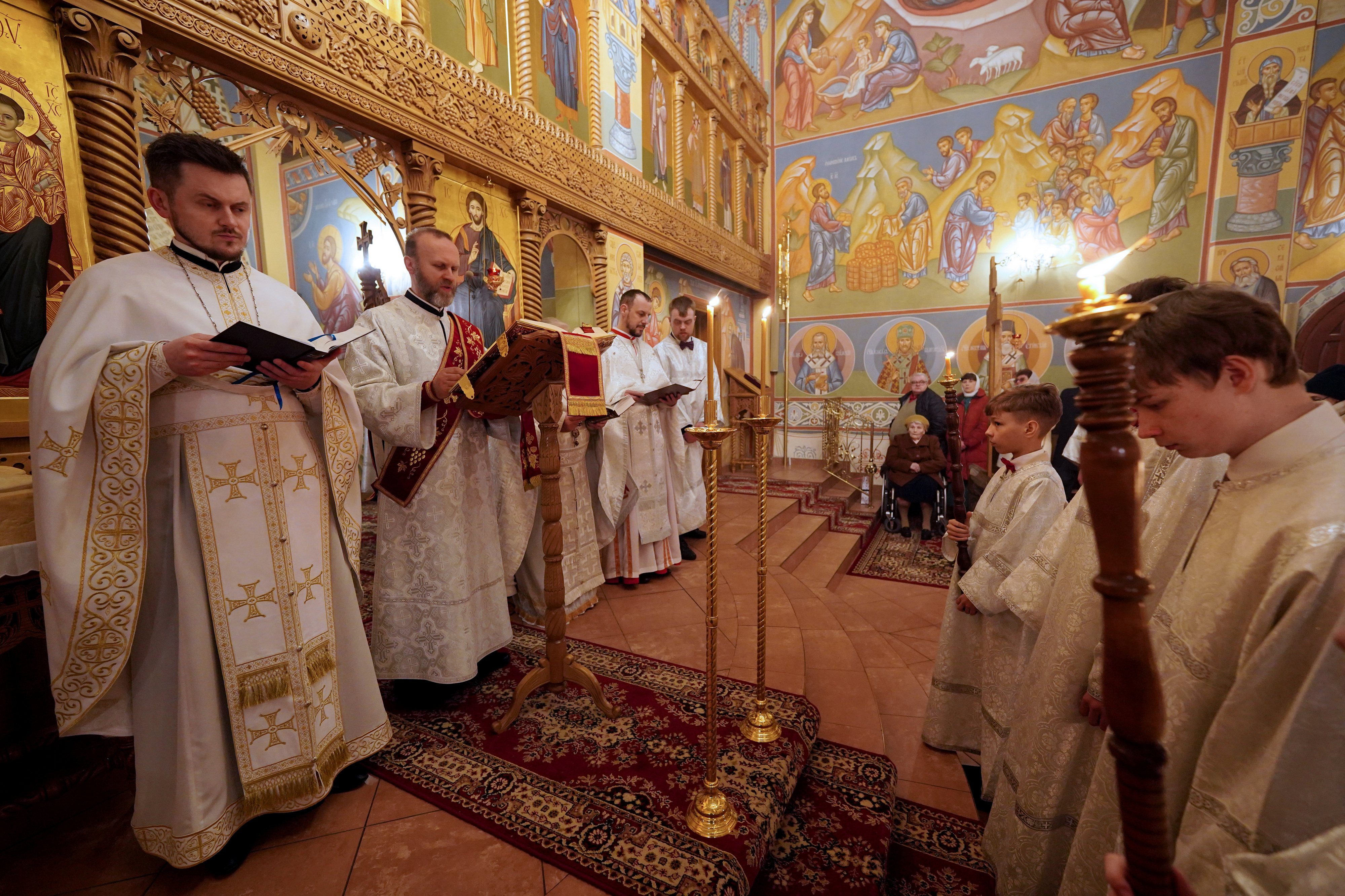 Easter night in Zwierki Convent