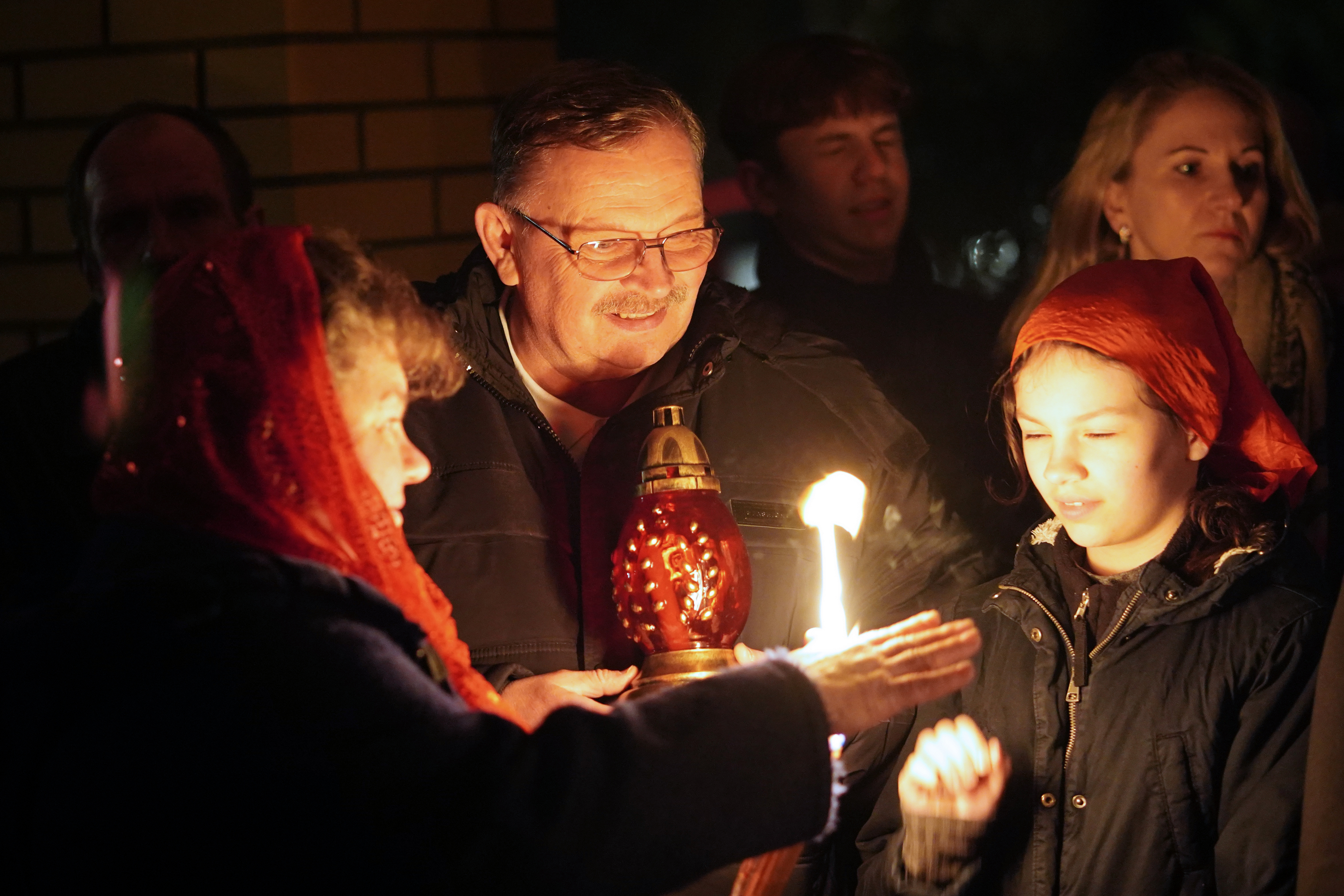 Paschal service in Zwierki Convent