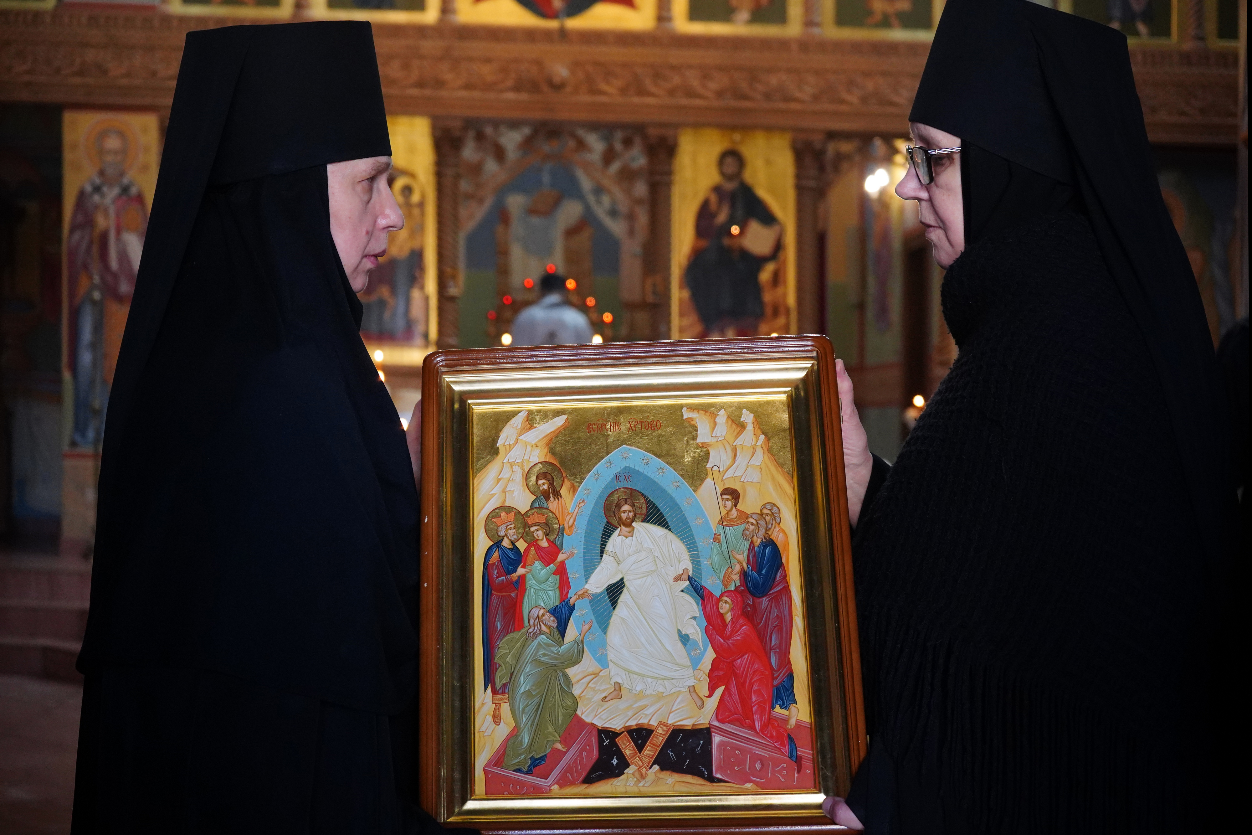 Paschal procession in Zwierki Convent