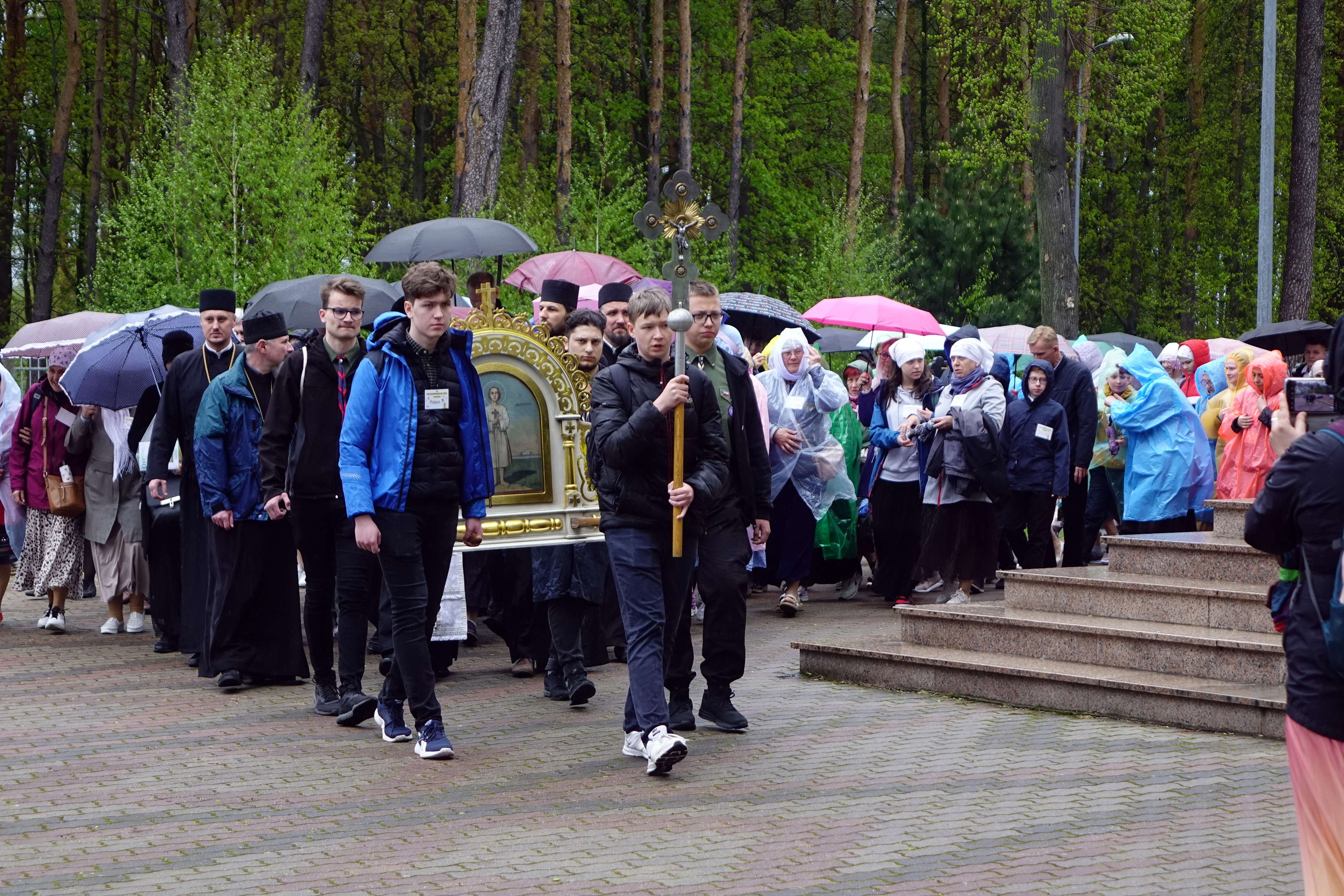 The pilgrimage from Białystok to Zwierki Convent on the occasion of St. martyr Gabriel feast