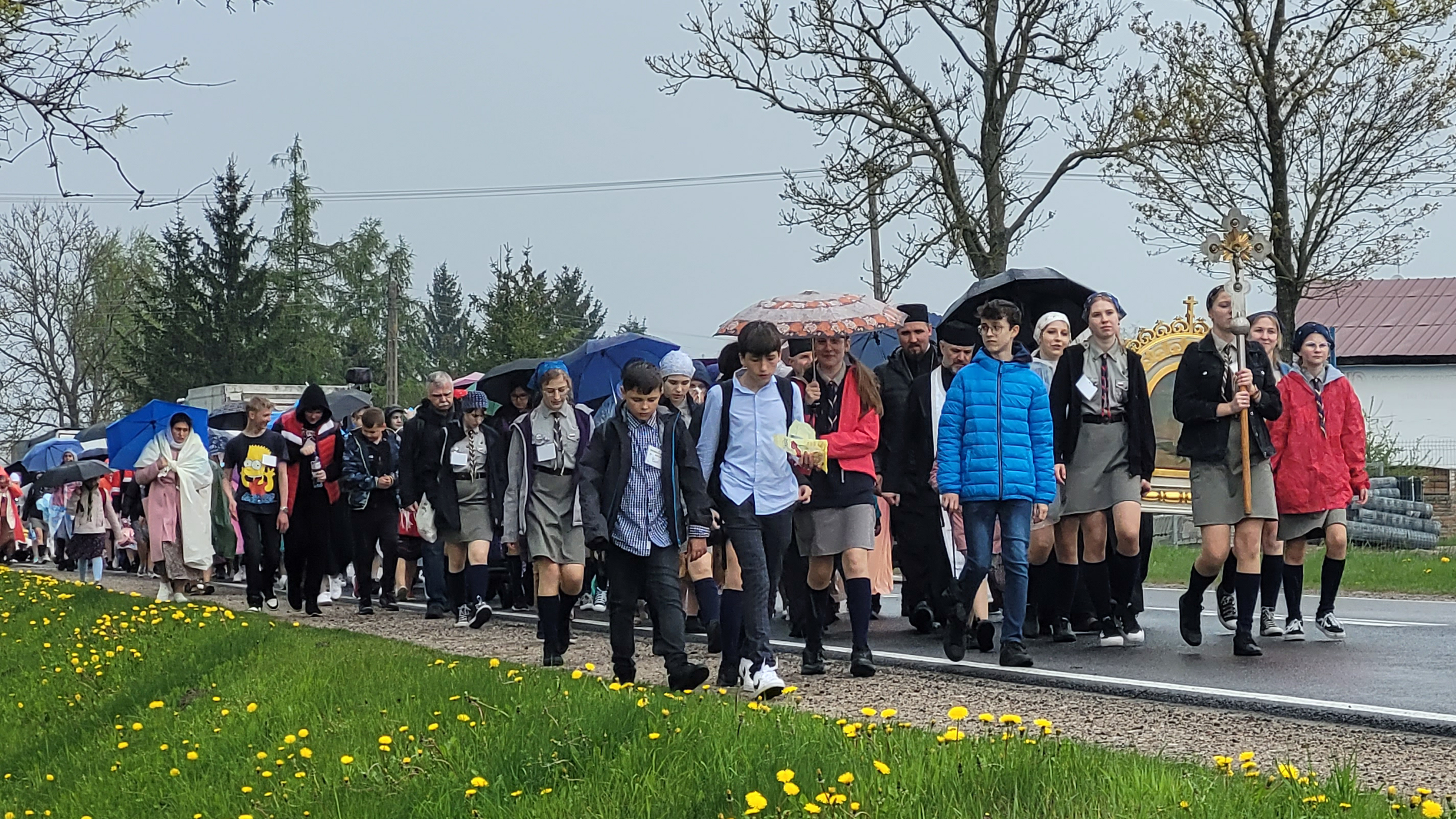 The pilgrimage from Białystok to Zwierki Convent on the occasion of St. martyr Gabriel feast
