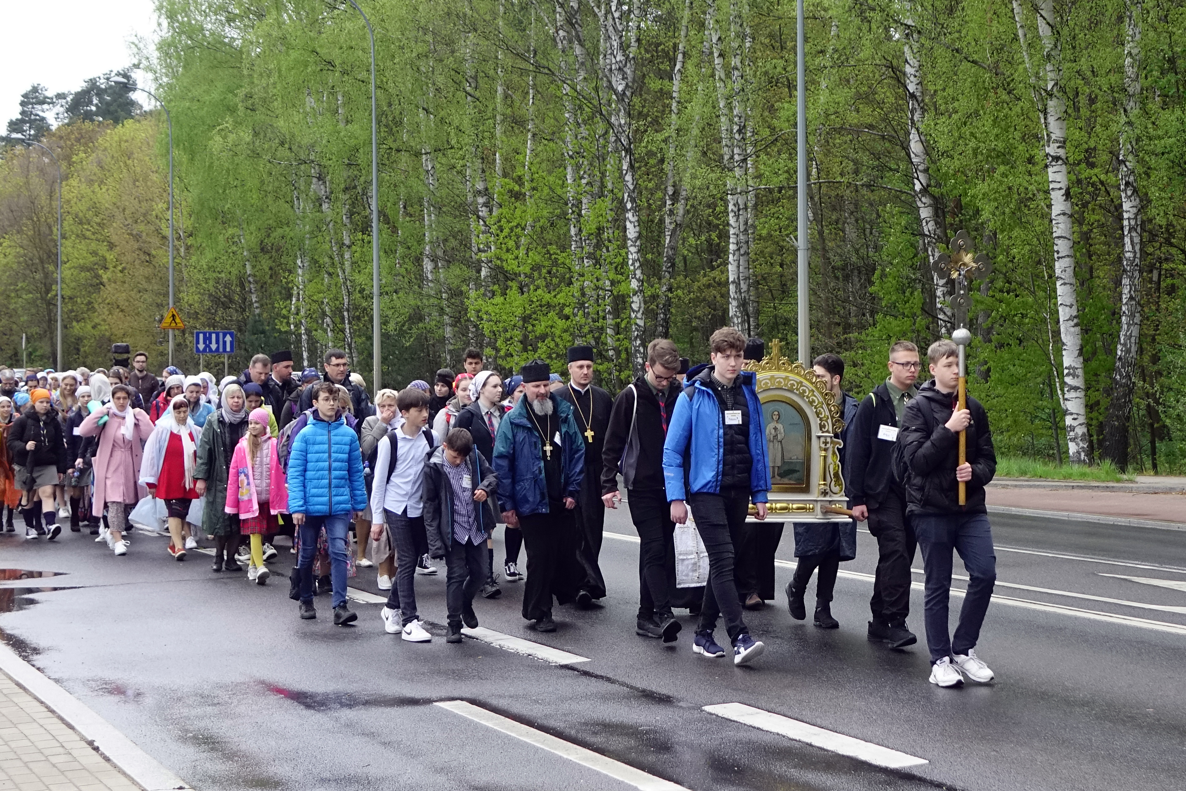 The pilgrimage from Białystok to Zwierki Convent on the occasion of St. martyr Gabriel feast