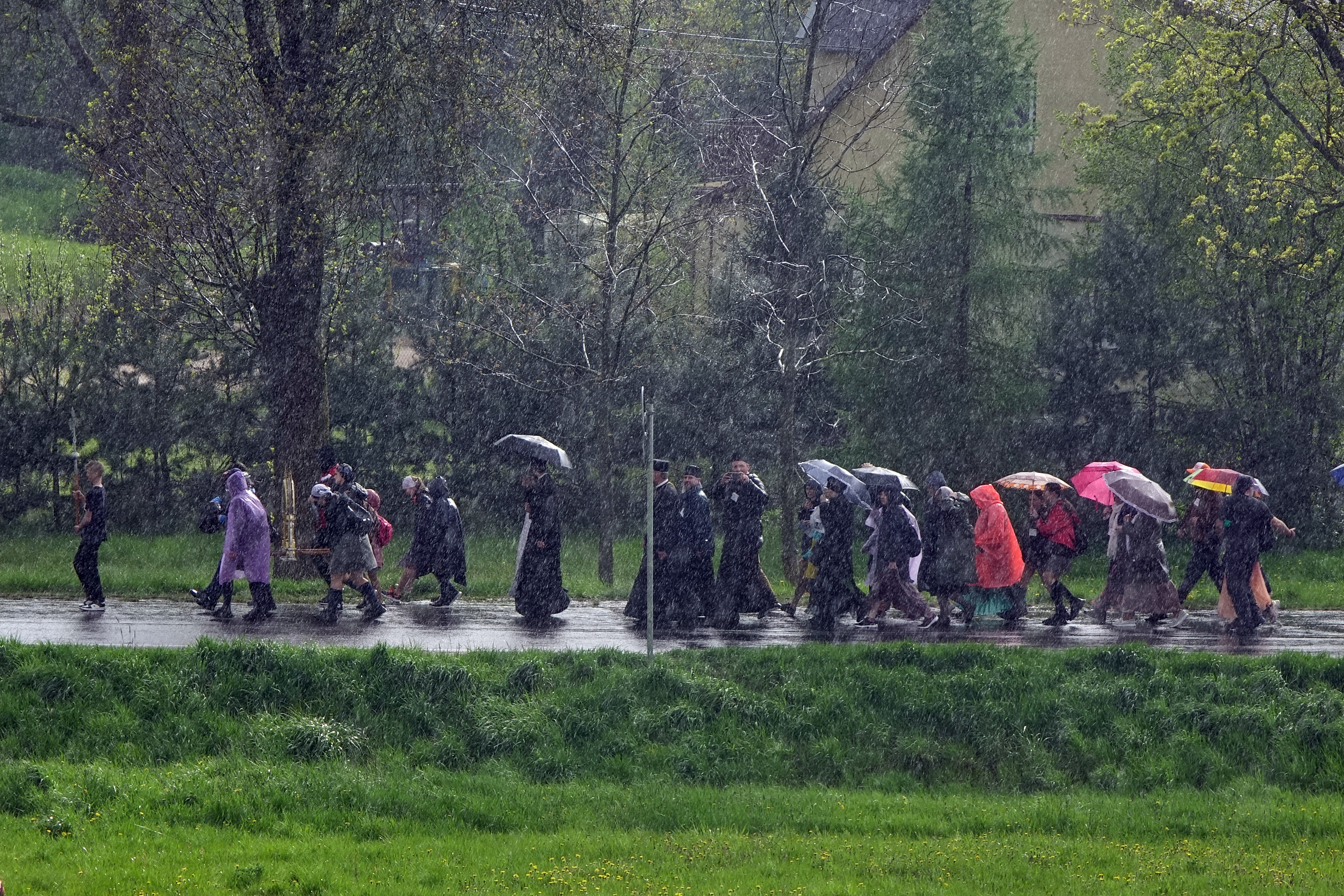 The pilgrimage from Białystok to Zwierki Convent on the occasion of St. martyr Gabriel feast