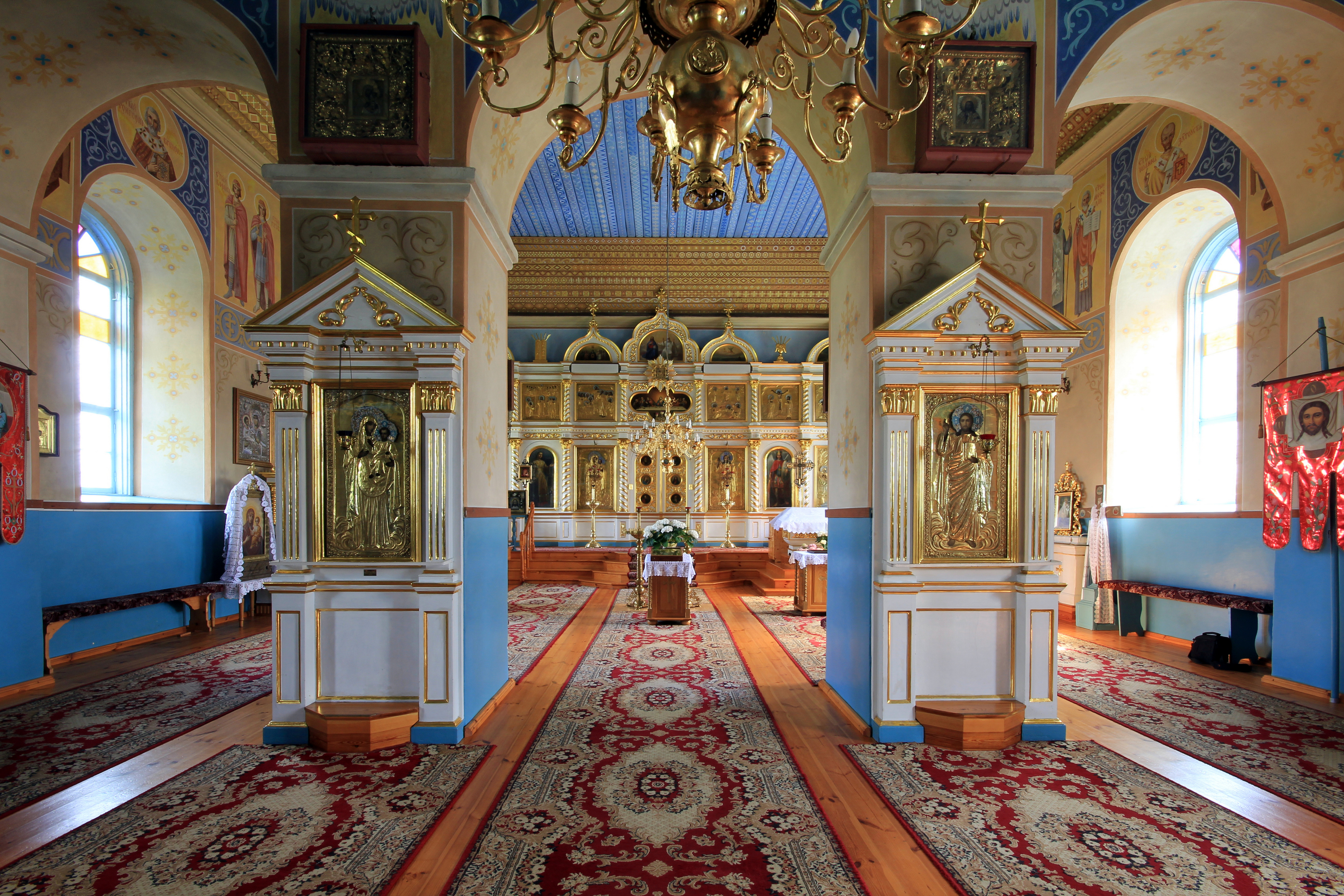 The Orthodox church in Krynki