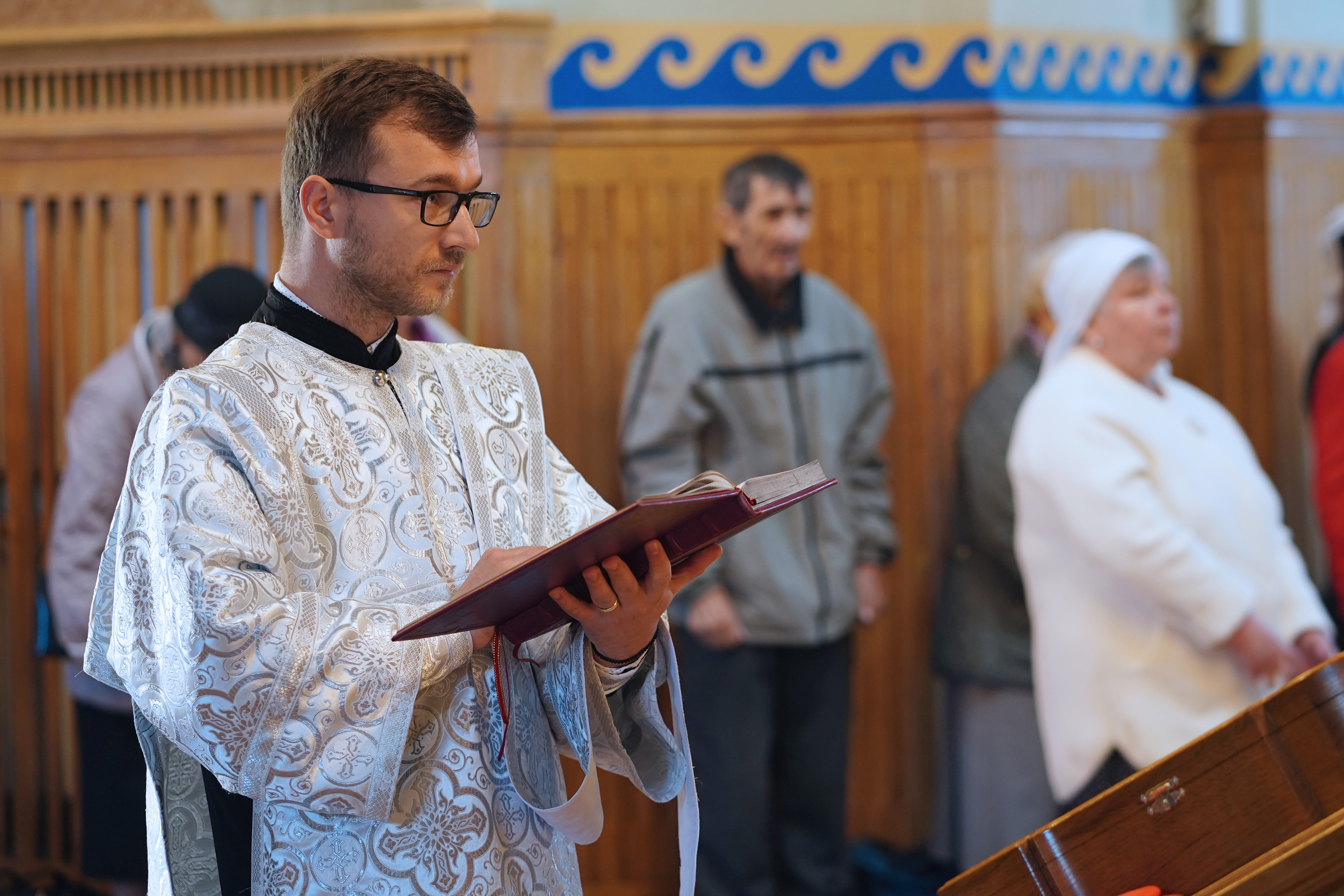 The Divine Liturgy in St. Nicholas cathedral in Bialystok - the day of the meedle of Paschal period 