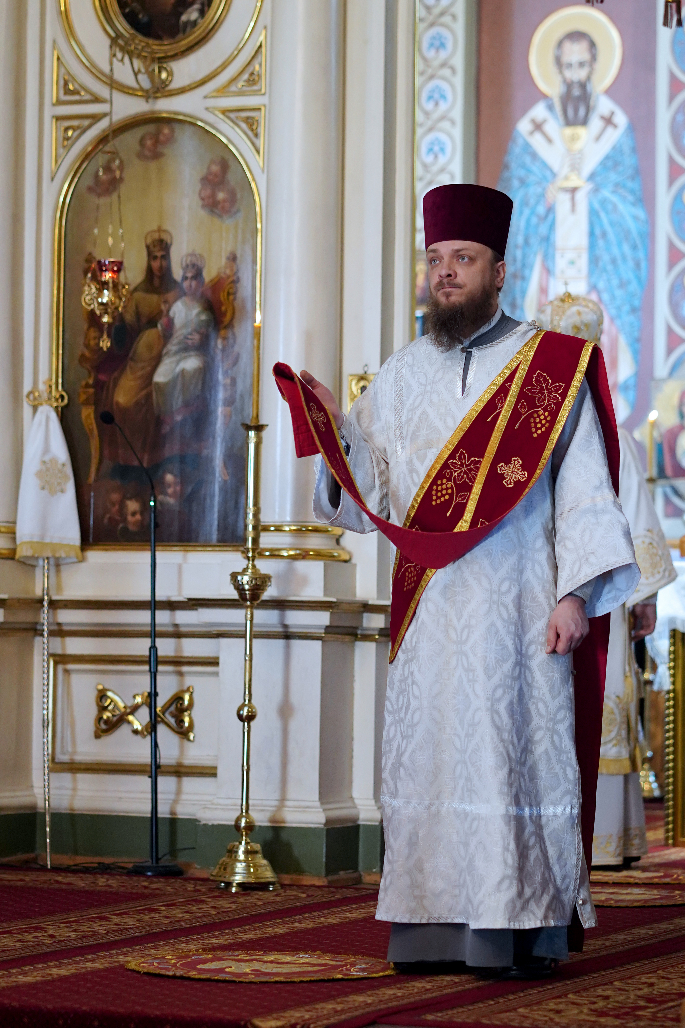The Divine Liturgy in St. Nicholas cathedral in Bialystok - the day of the meedle of Paschal period 