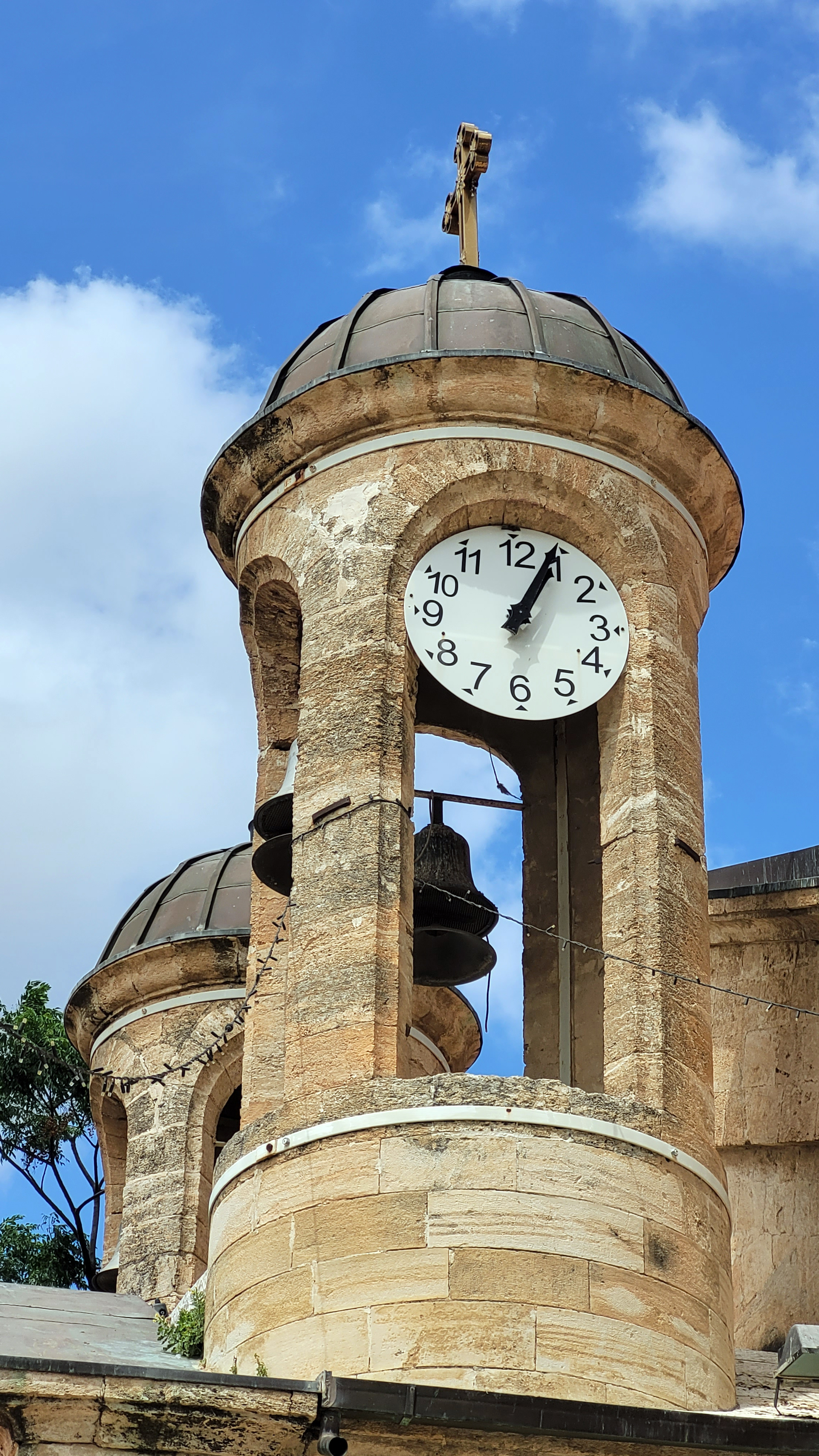 The bell-tower of the Orthodox church in Kana of Gallilea 