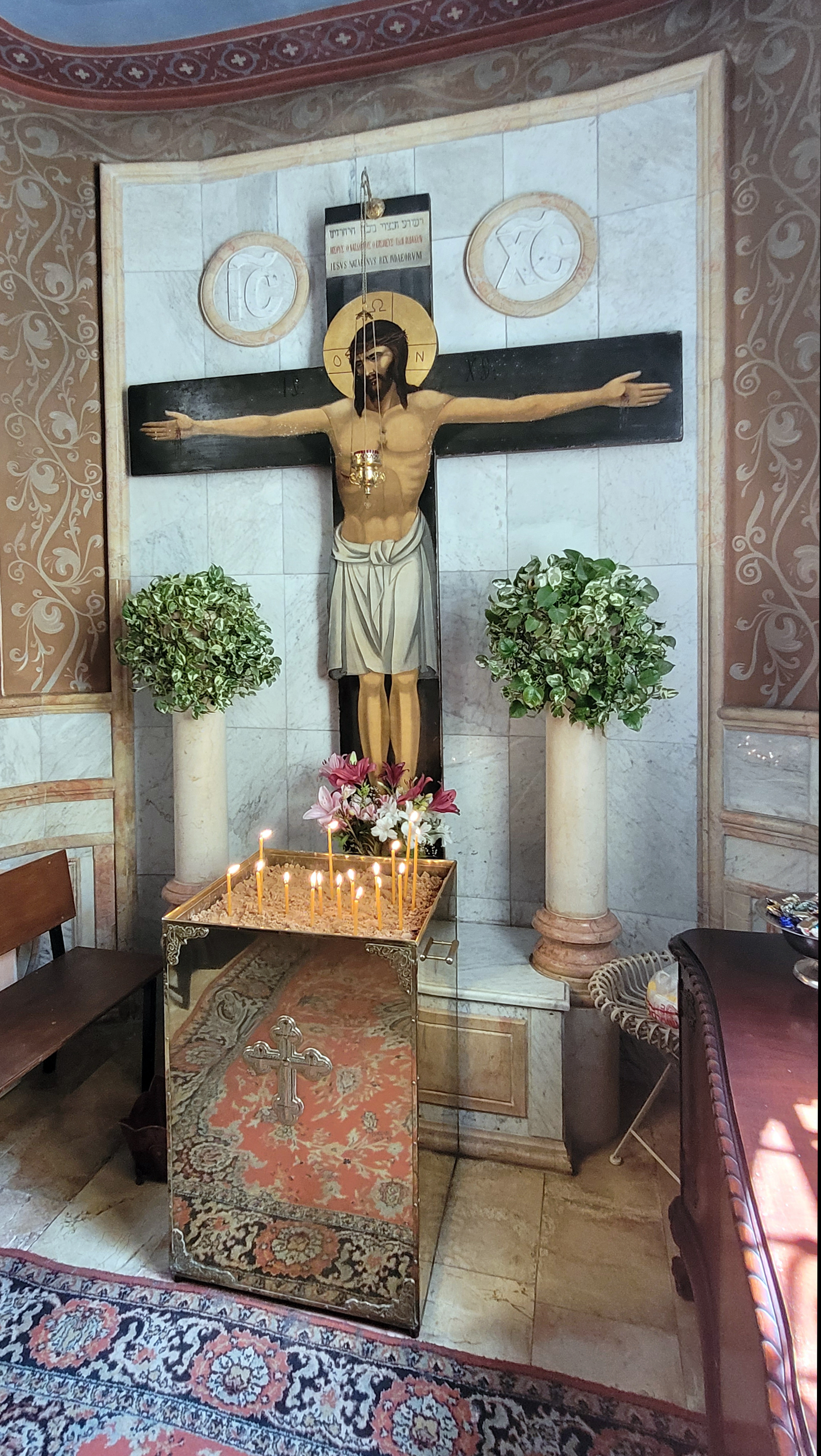 In the Orthodox St. Elijah church in Hajfa