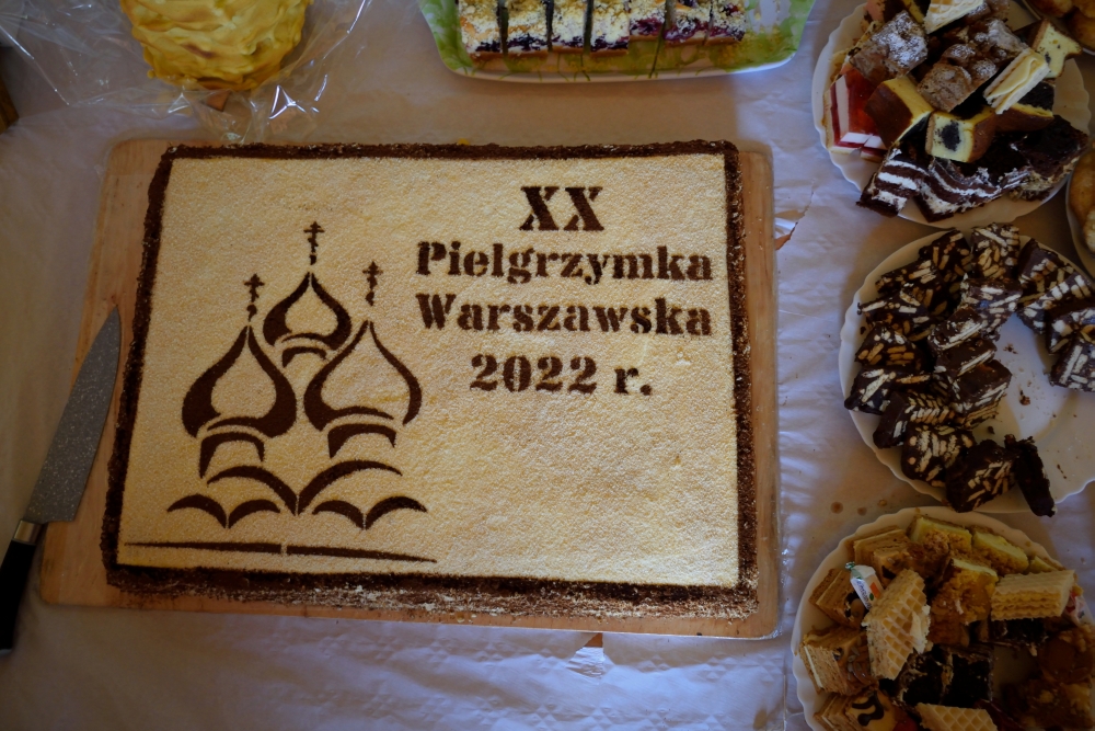 Anniversary cake of the Warsaw pilgrimage 2022