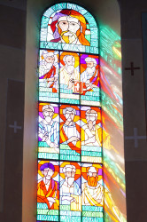 jarek 
The stained glass in the Orthodox church in Jałówka 
2023-05-04 20:19:07