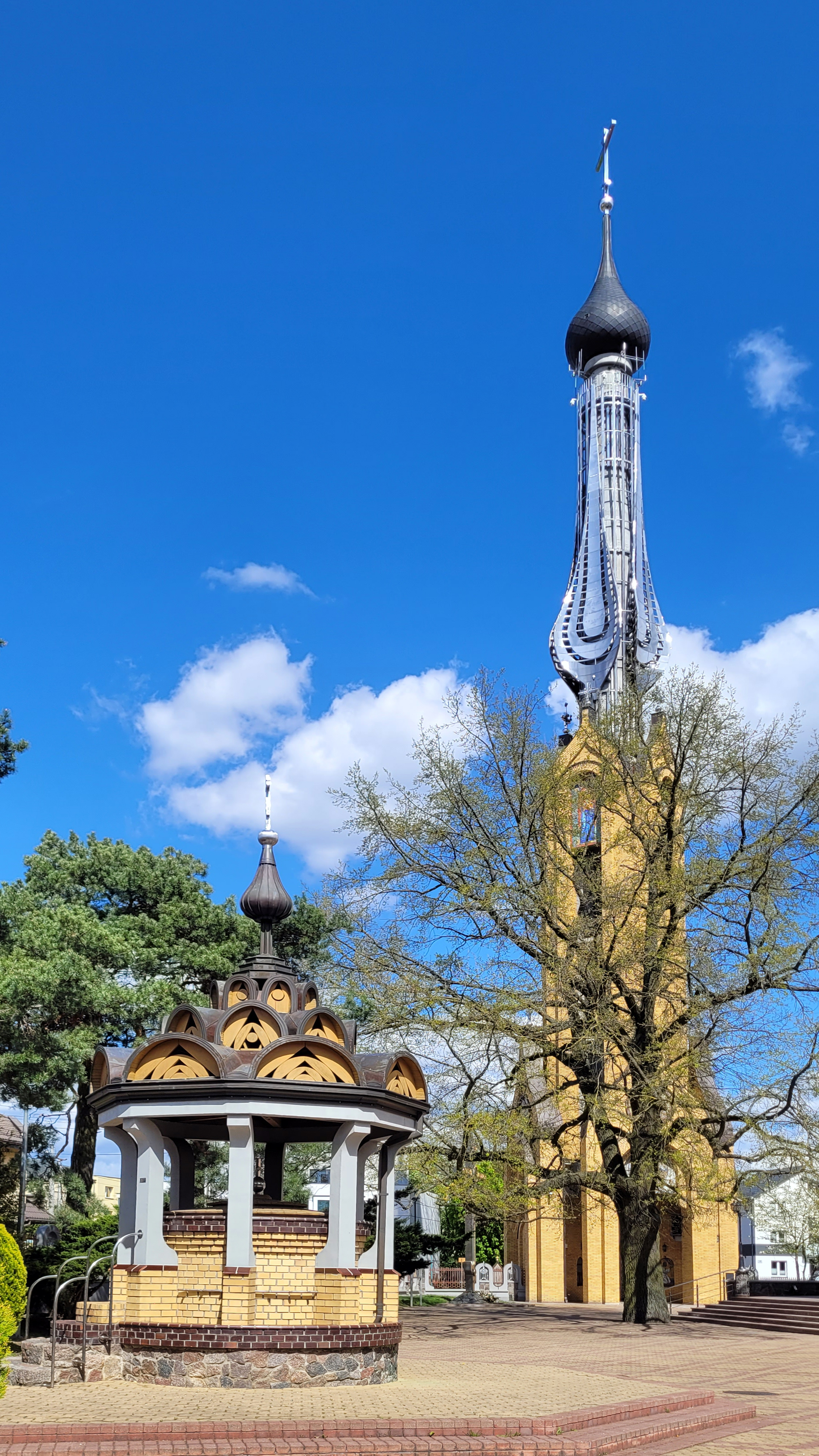 The bell-tower of the Holy Spirit Orthodox church in Białystok