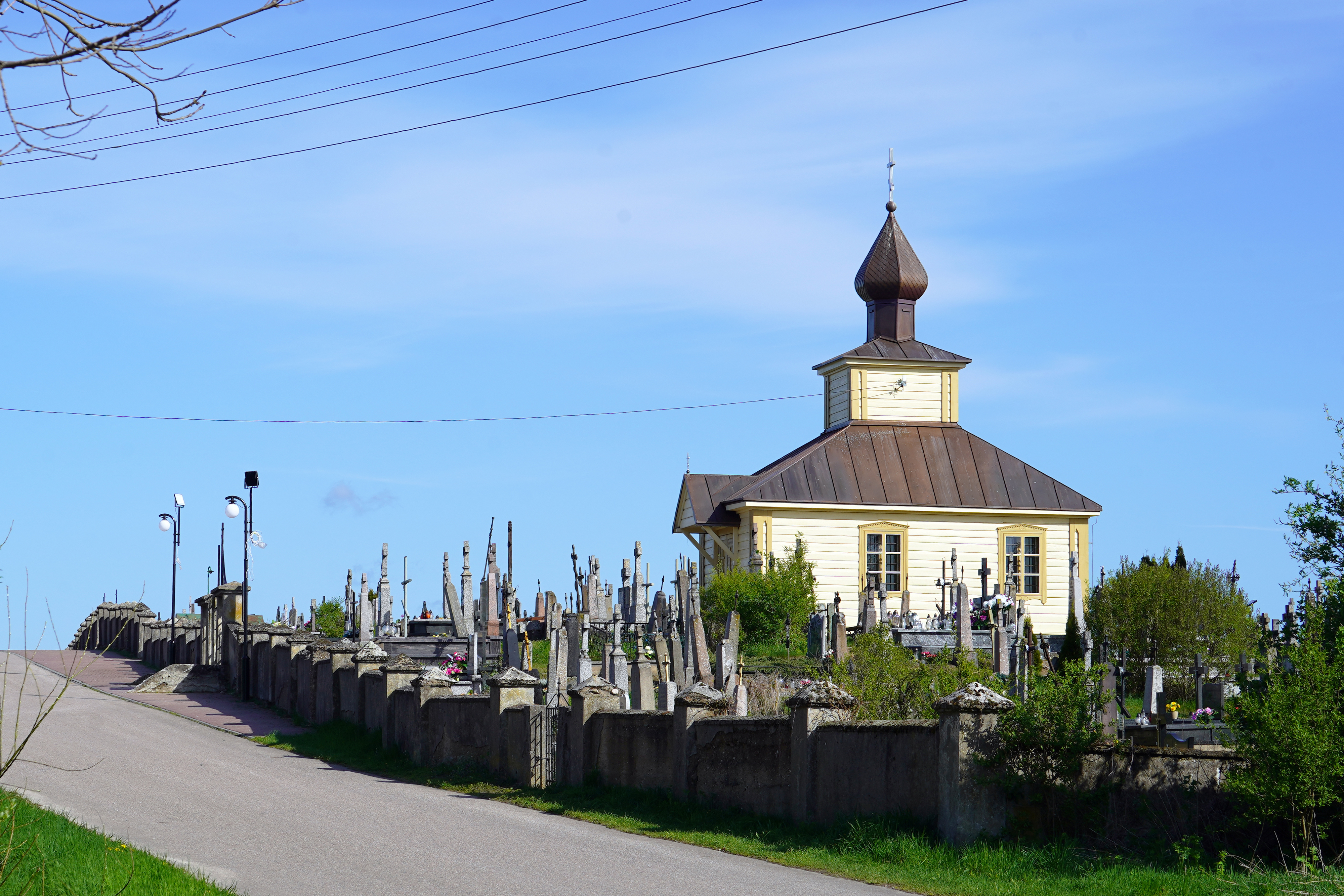 The Orthodox cementary chapel in Jaczno