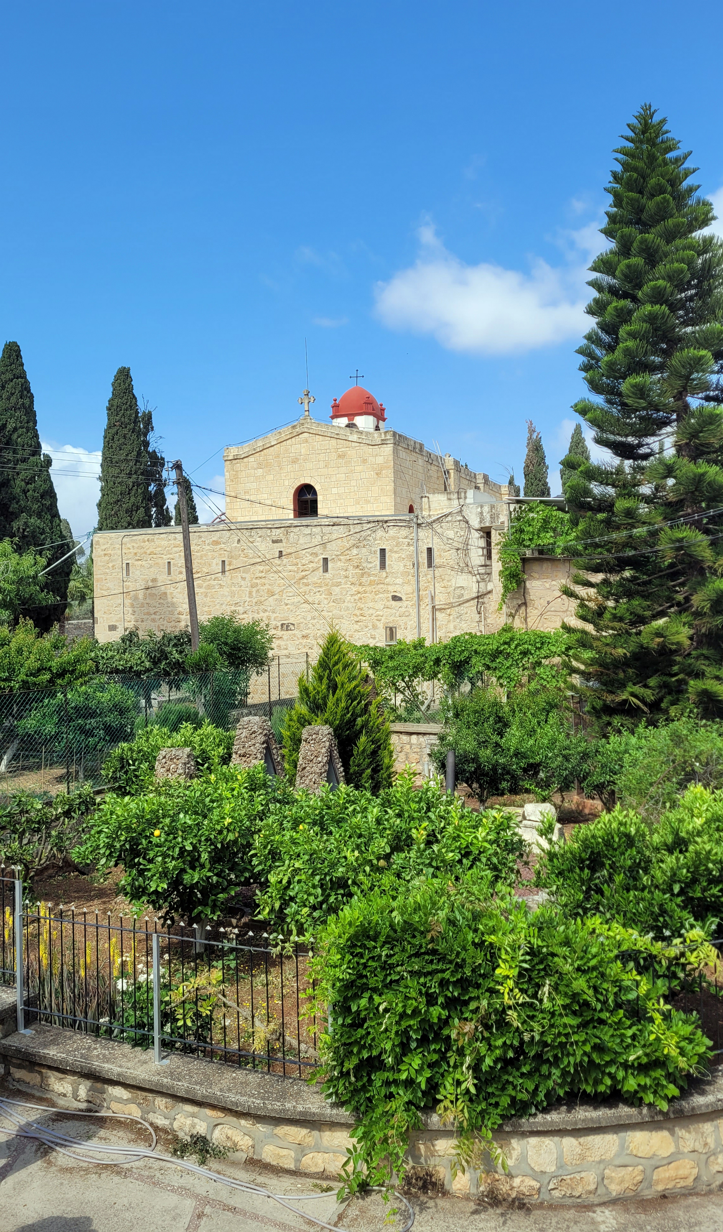 Transfiruration Orthodox monastery on Mount Tabor 