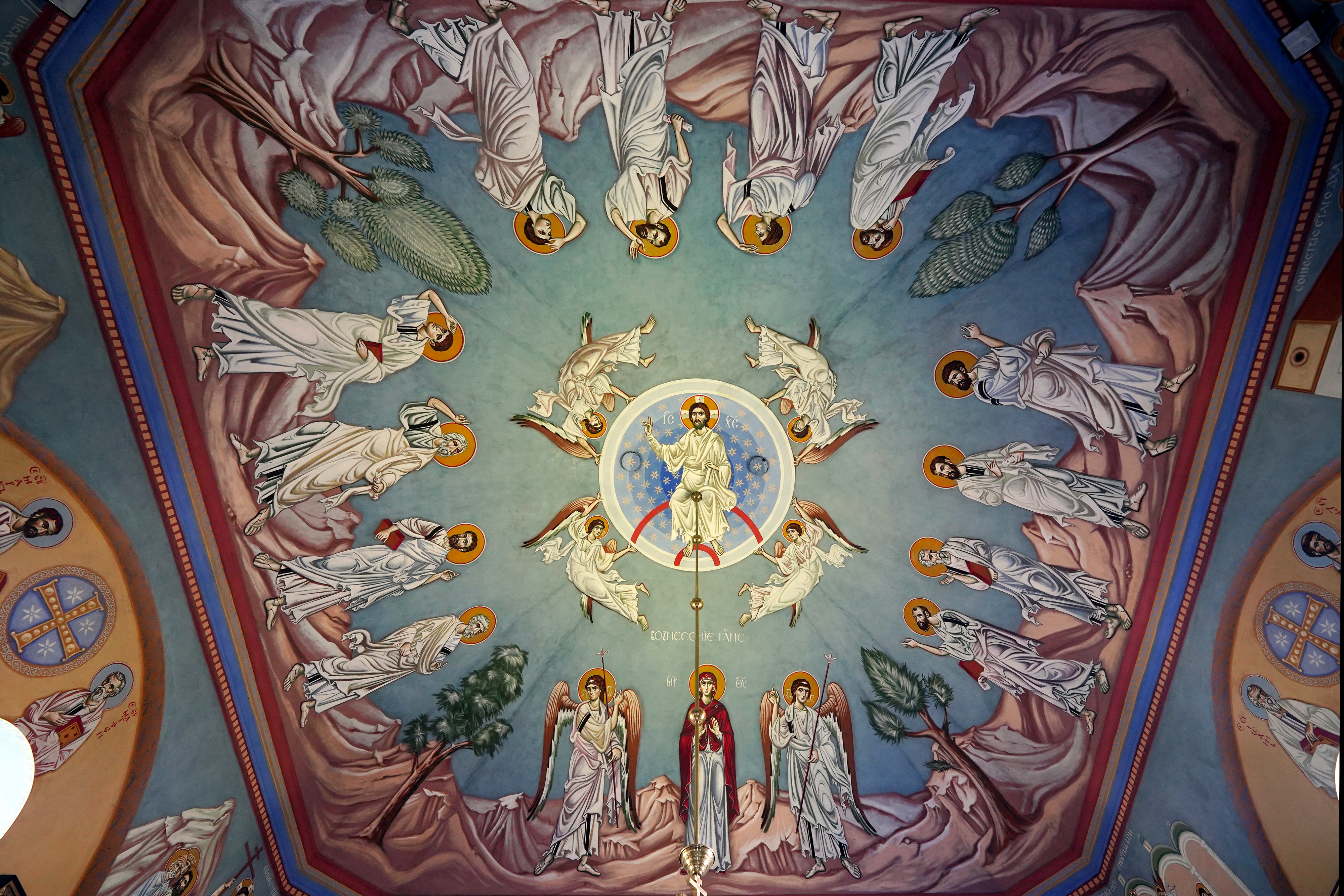 The fresco in the Orthodox church in Choroszcz