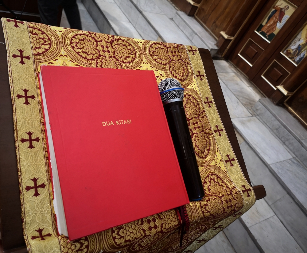 Orthodox service book in Turkish and Arabic - Antioch, January 2023