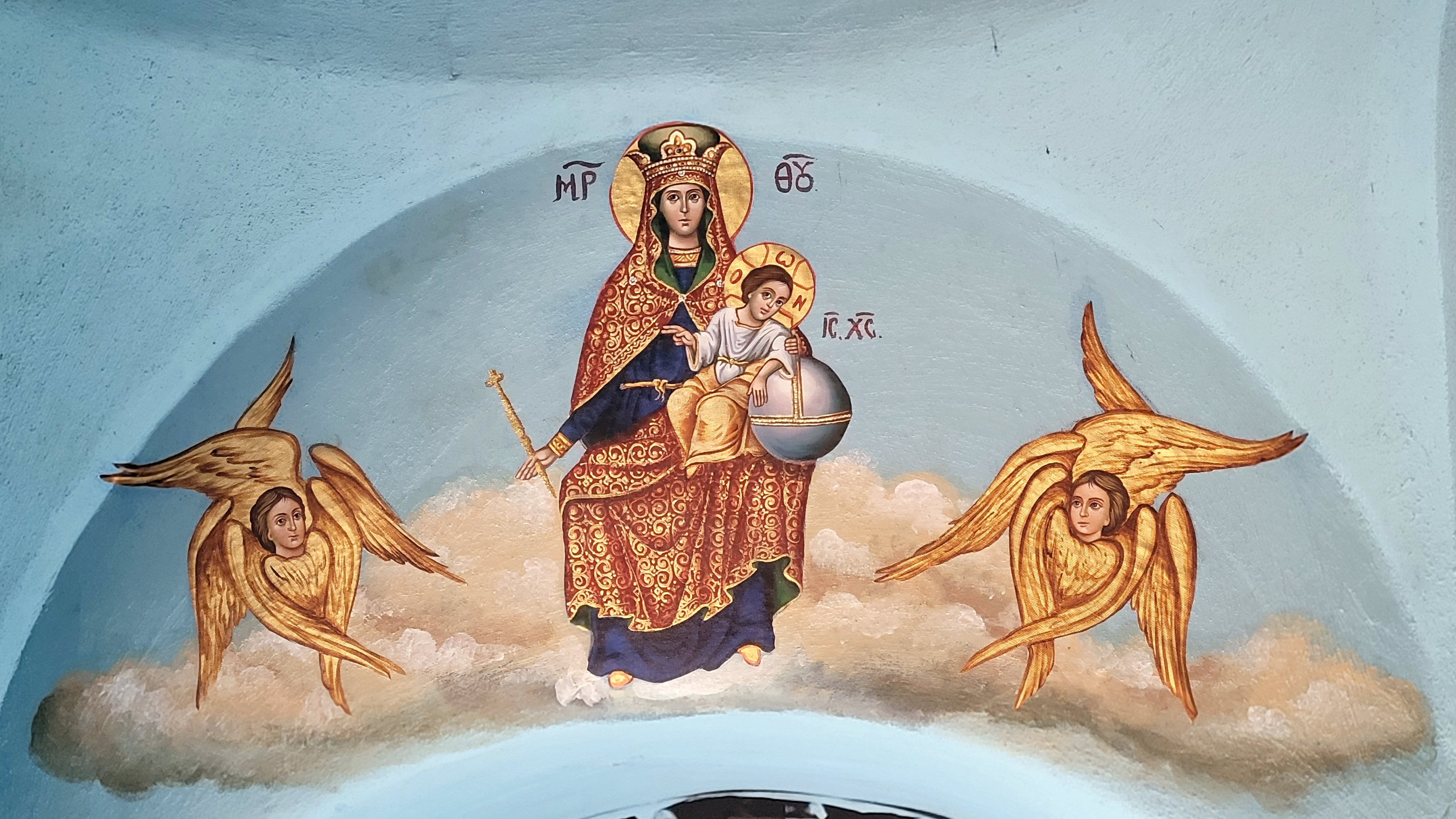 The Orthodox church over the house of Joachim and Anna in Jerusalem 