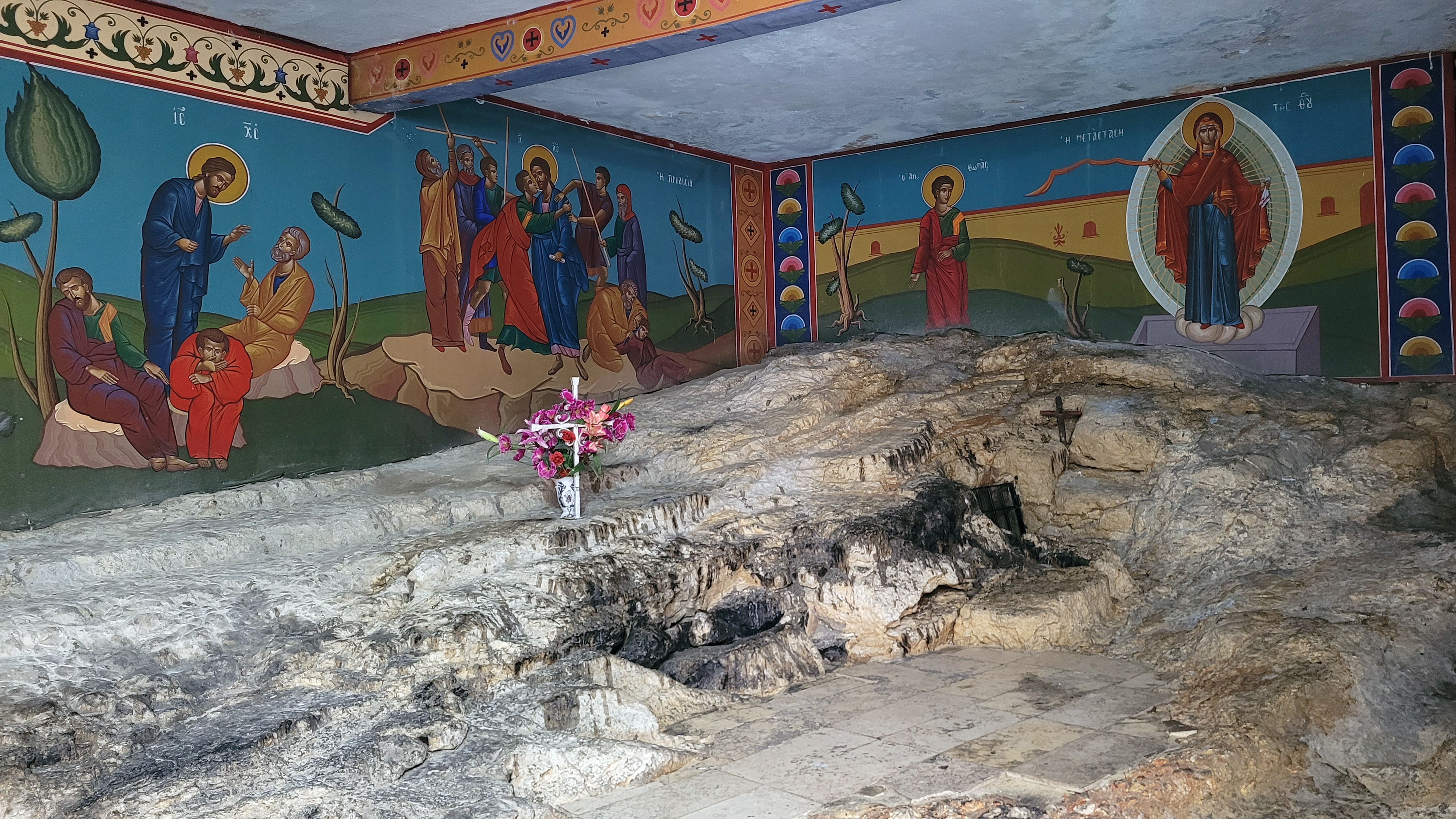 The cave of St. Stephen the Protomartyr death