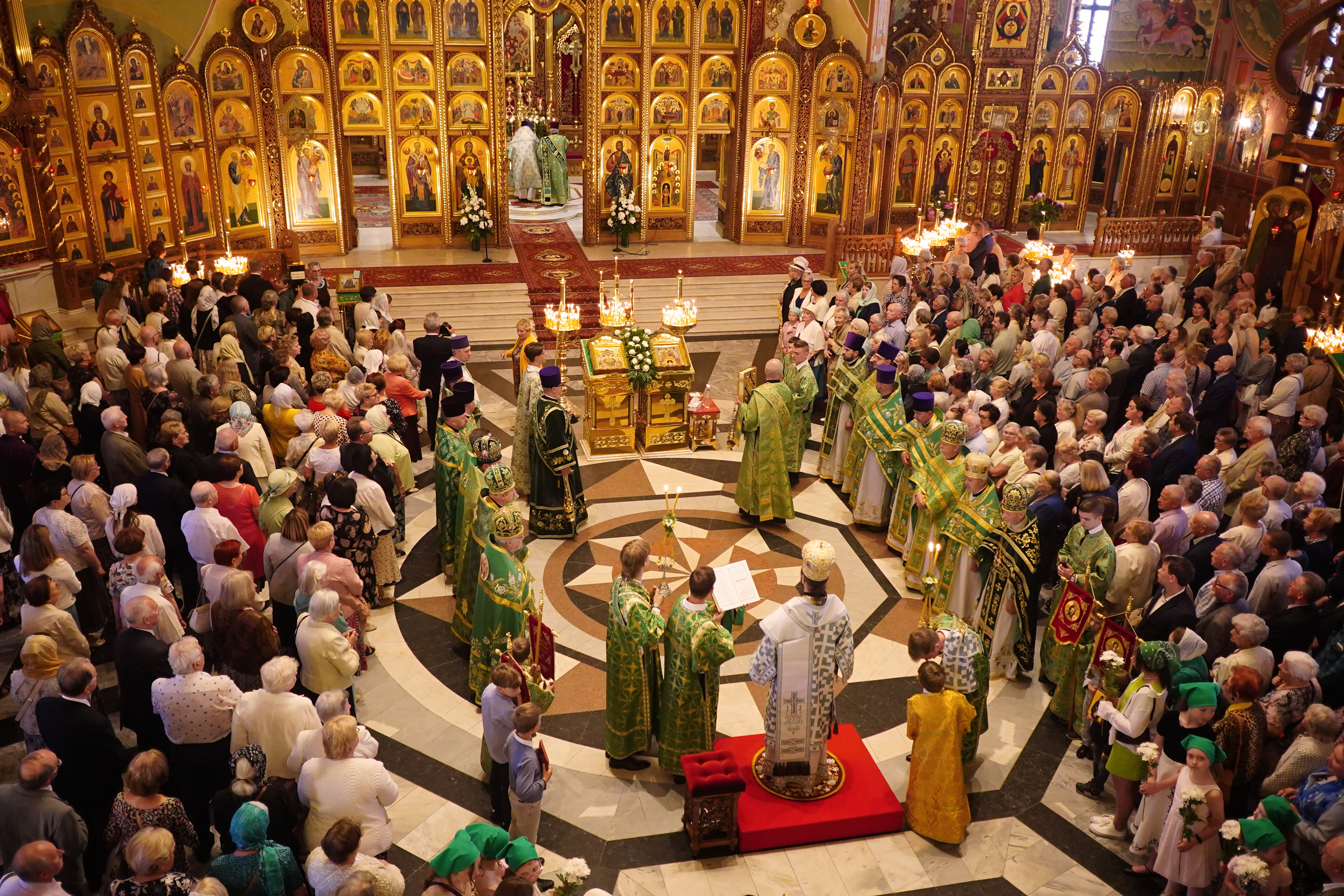 The Holy Spirit feast in the Holy Spirit church in Białystok