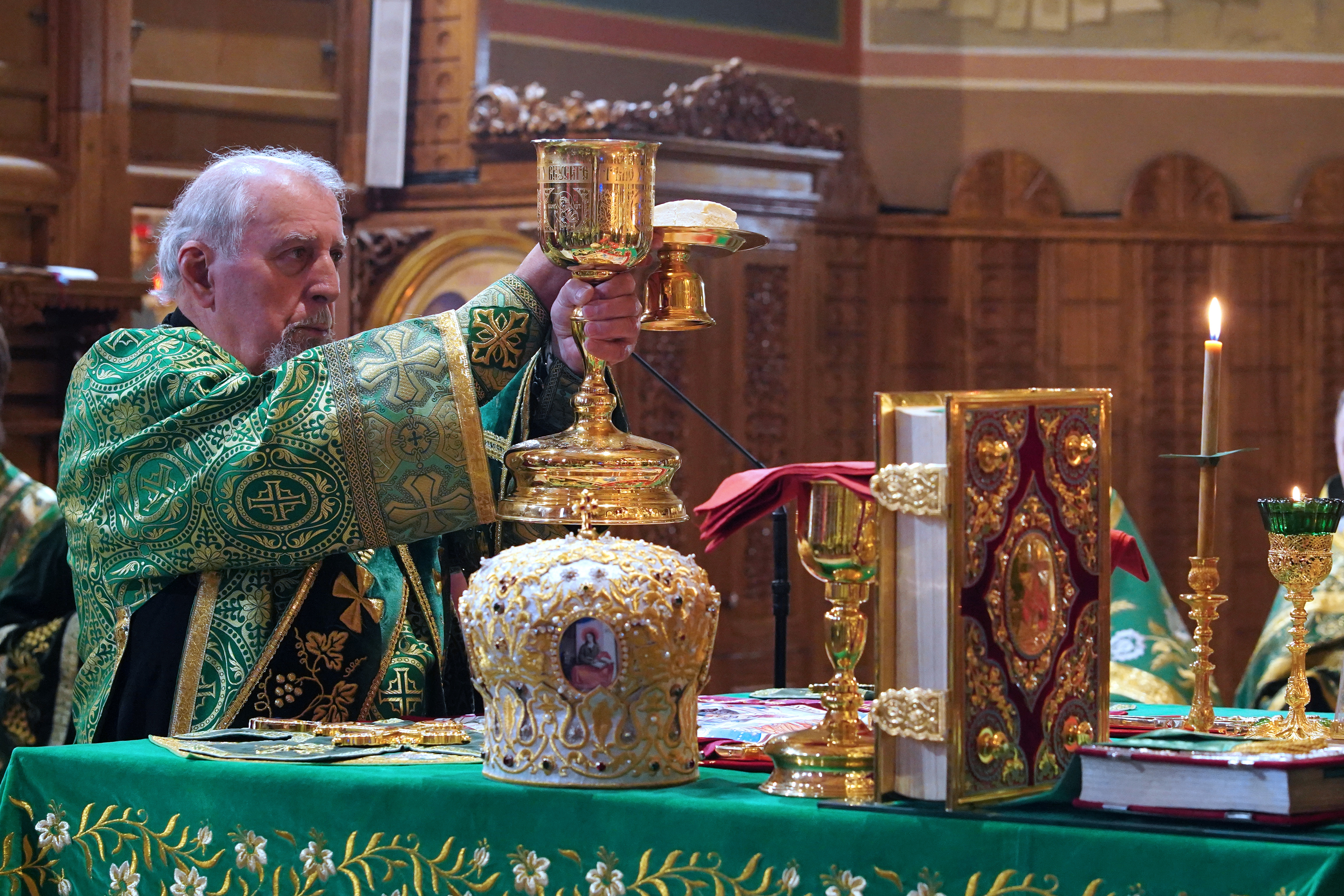 The Holy Spirit feast in the Holy Spirit church in Białystok