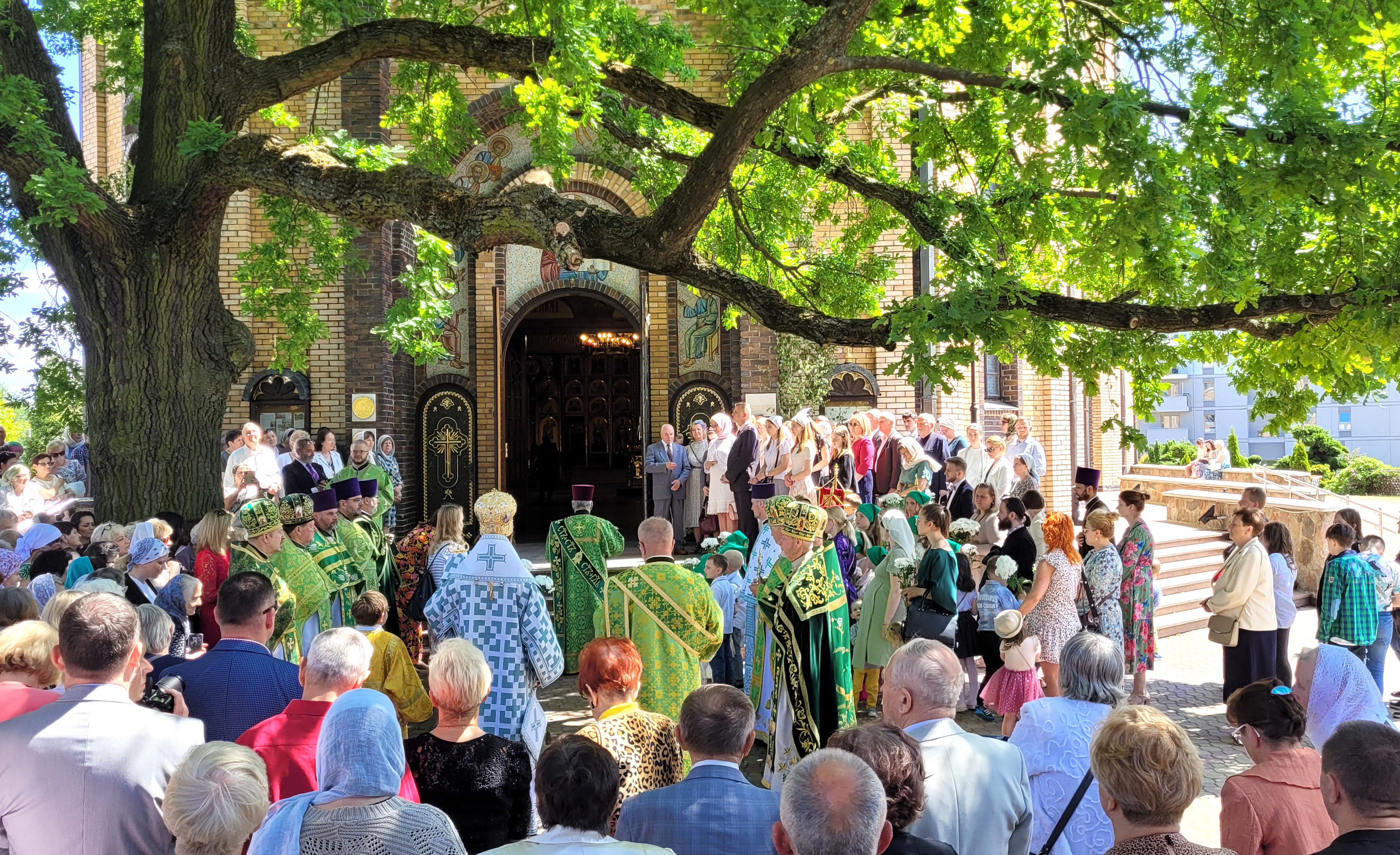 The Holy Spirit feast in the Holy Spirit church in Białystok